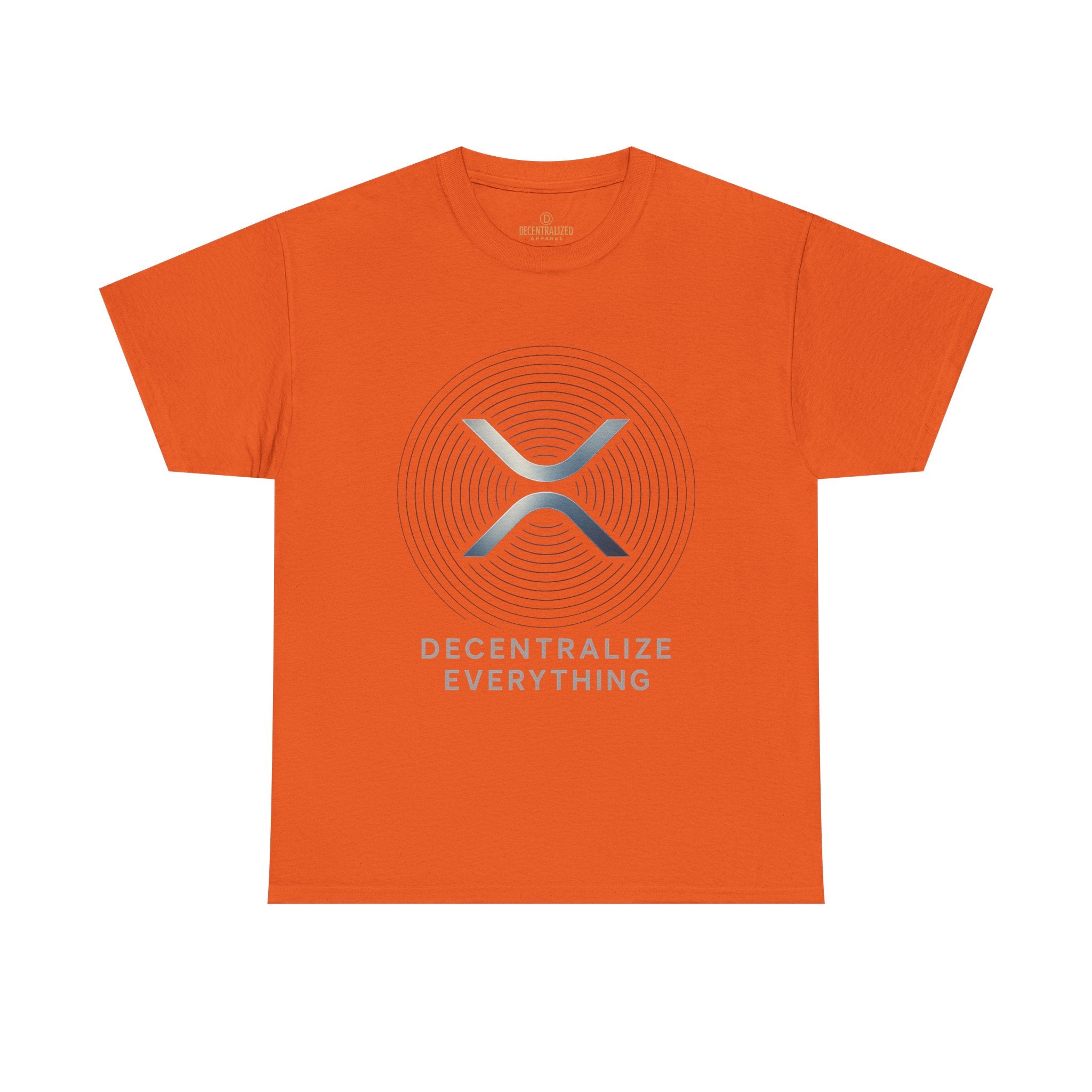 XRP 'Decentralize Everything' Tee - Crypto Logo T-Shirt