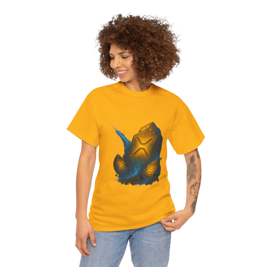 Rune Stone Graphic Tee — Glowing Mystic Rock T-Shirt