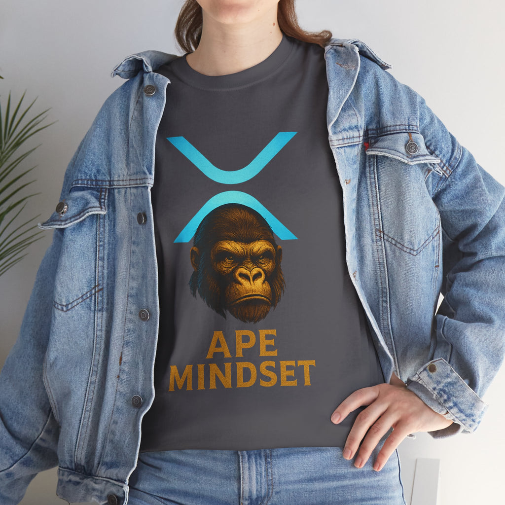 Ape Mindset T-Shirt — Crypto XRP Ape Graphic Tee