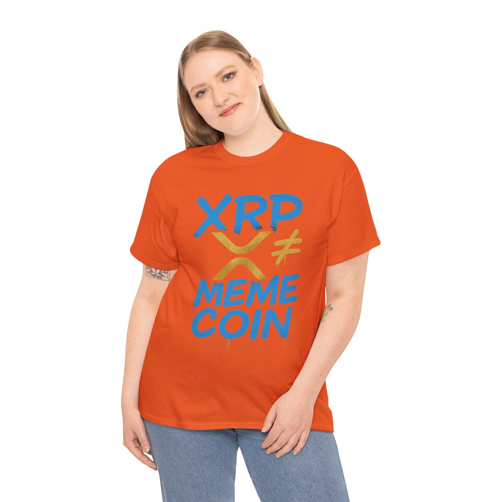 XRP ≠ Meme Coin T‑Shirt — Crypto Advocate Graphic Tee