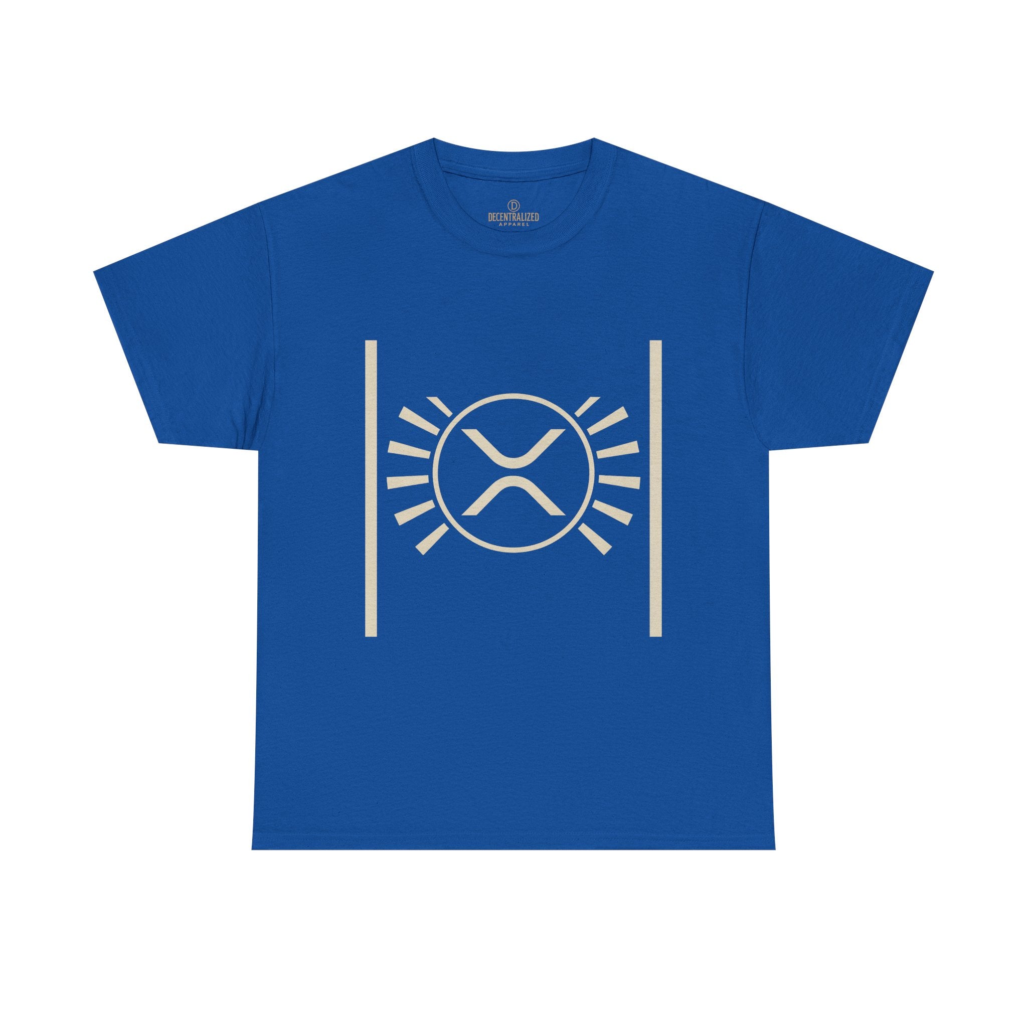XRP Sun Logo T‑Shirt — Minimal Crypto Ripple Tee