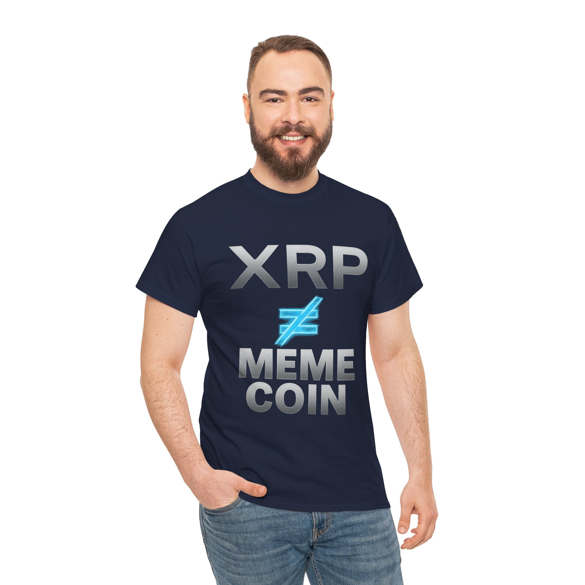 XRP ≠ Meme Coin T-Shirt — Crypto Investor Statement Tee