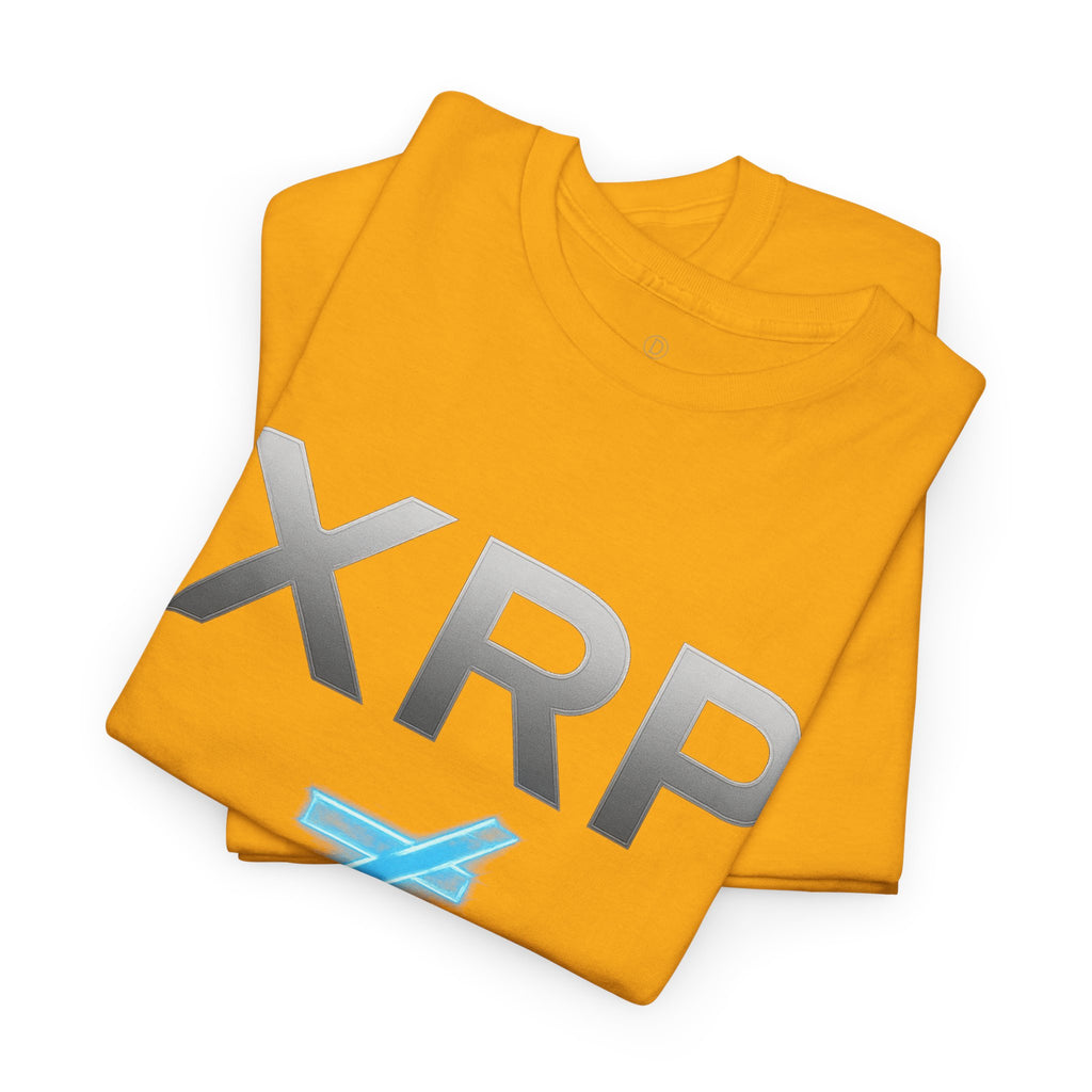 XRP ≠ Meme Coin T-Shirt — Crypto Investor Statement Tee