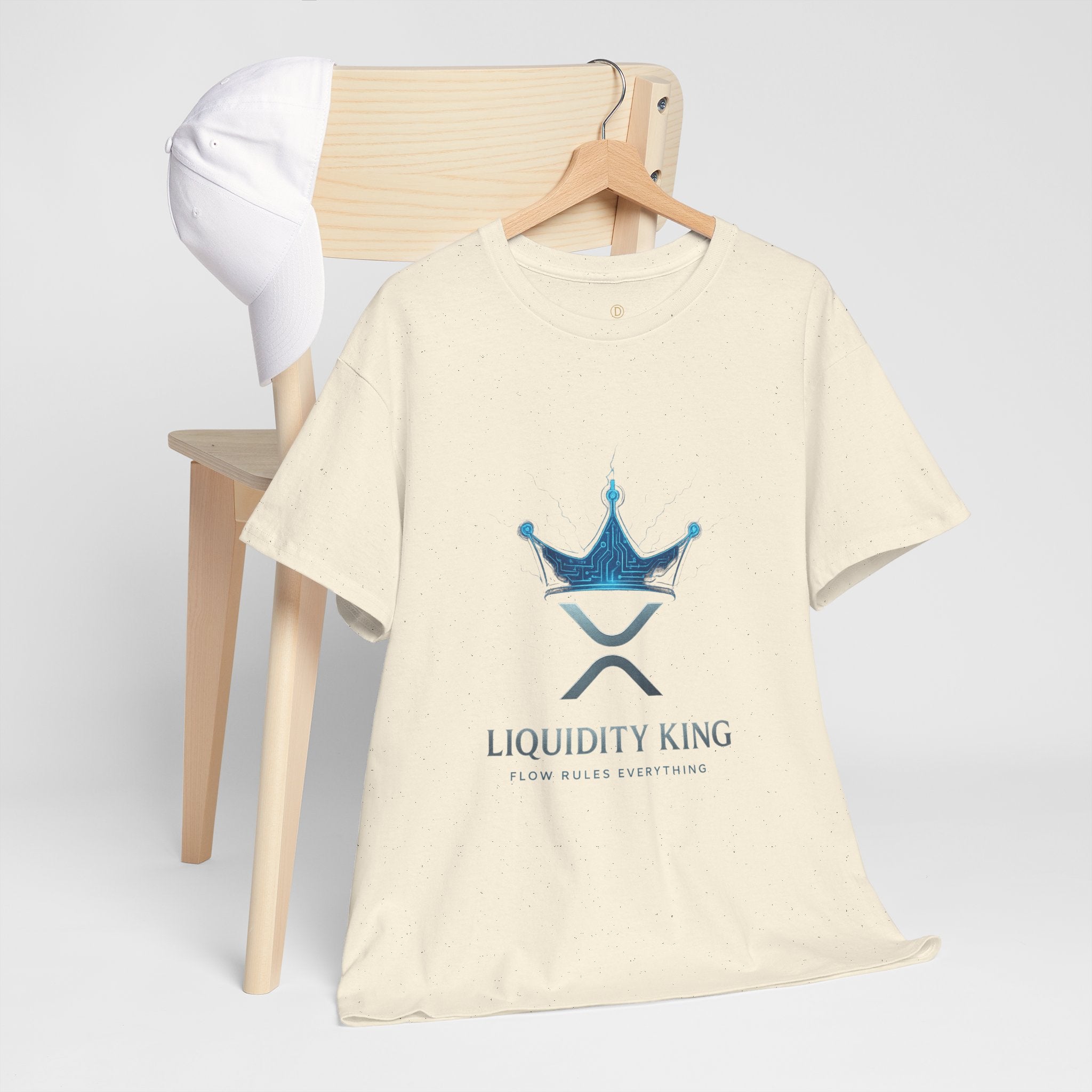 RIPPLE Liquidity King T-Shirt — Crypto XRP Crown Tee