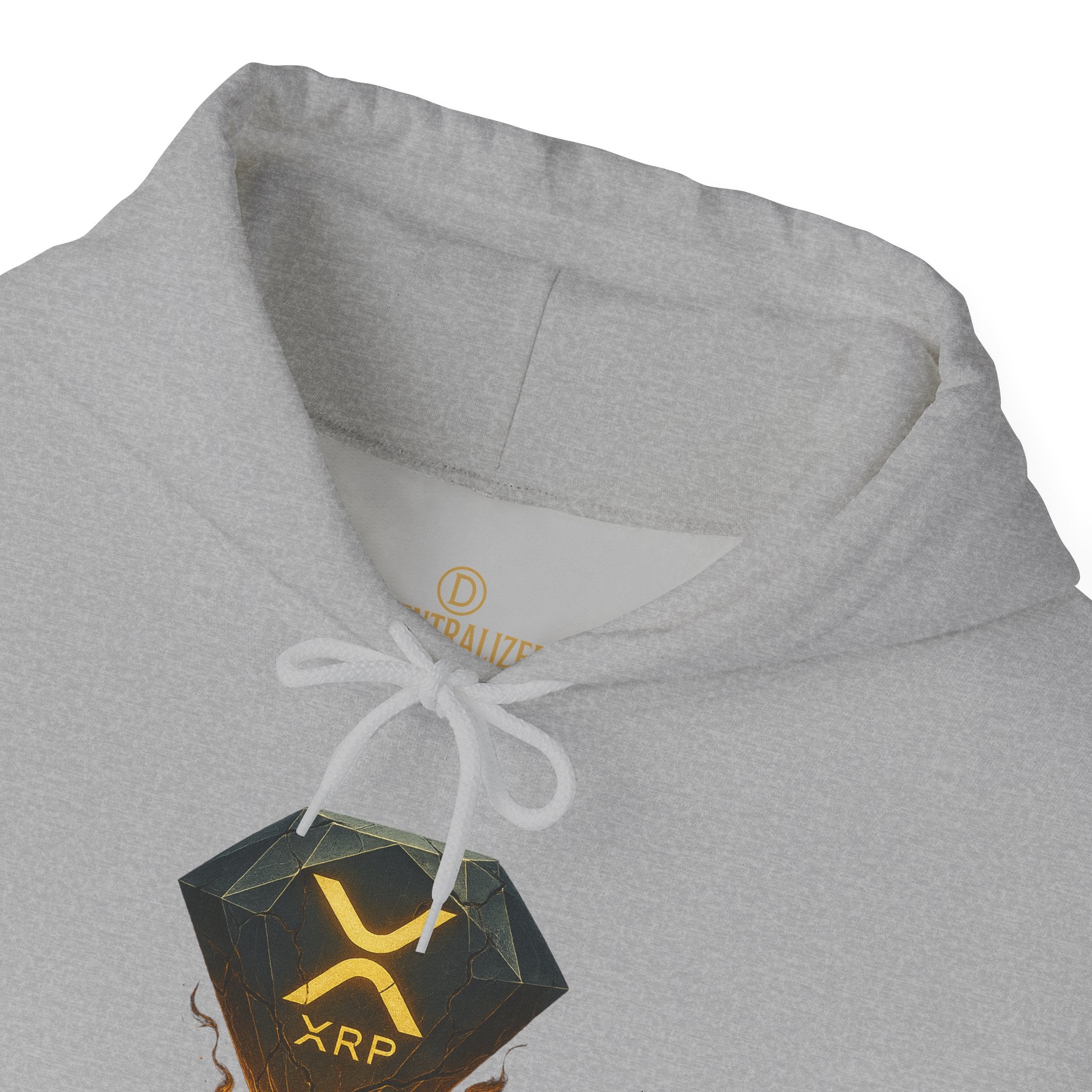 XRP Crypto Hoodie — "Pressure Built The Standard" Logo Pullover