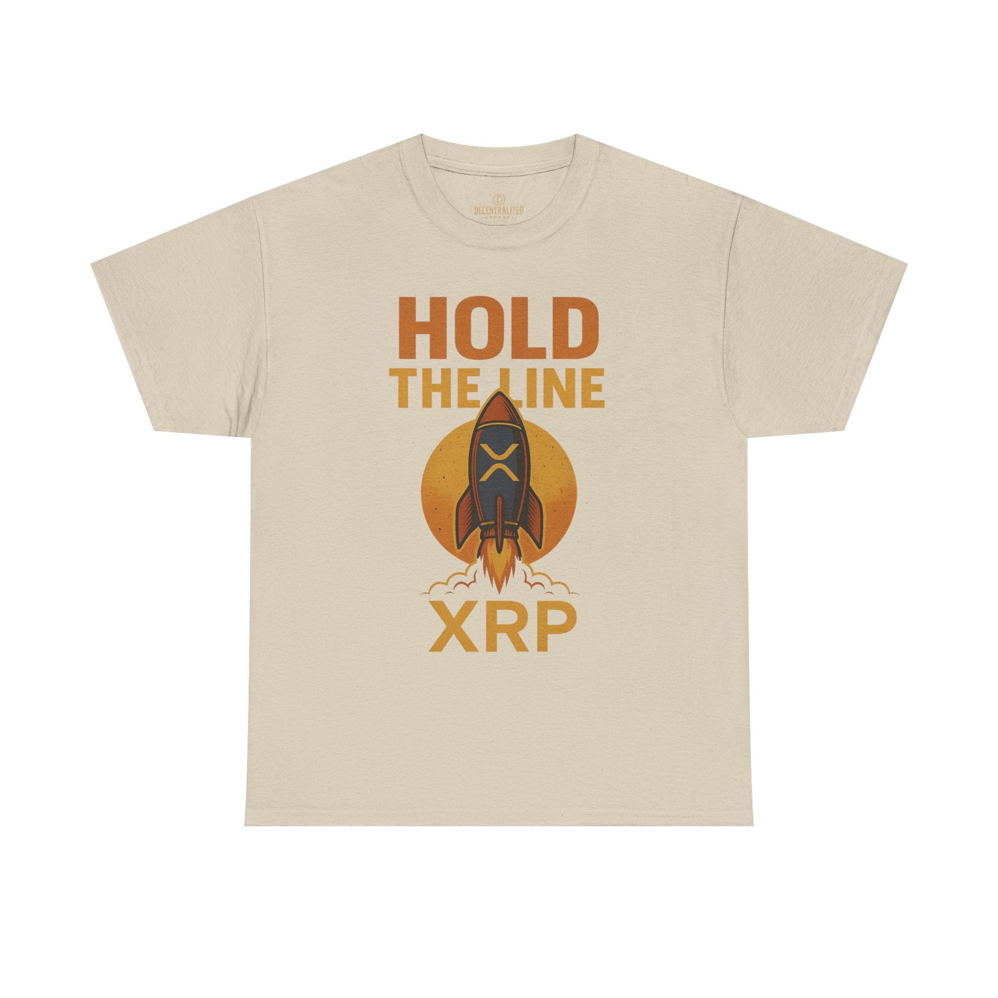 XRP Hold The Line Rocket Tee — Crypto Investor T‑Shirt