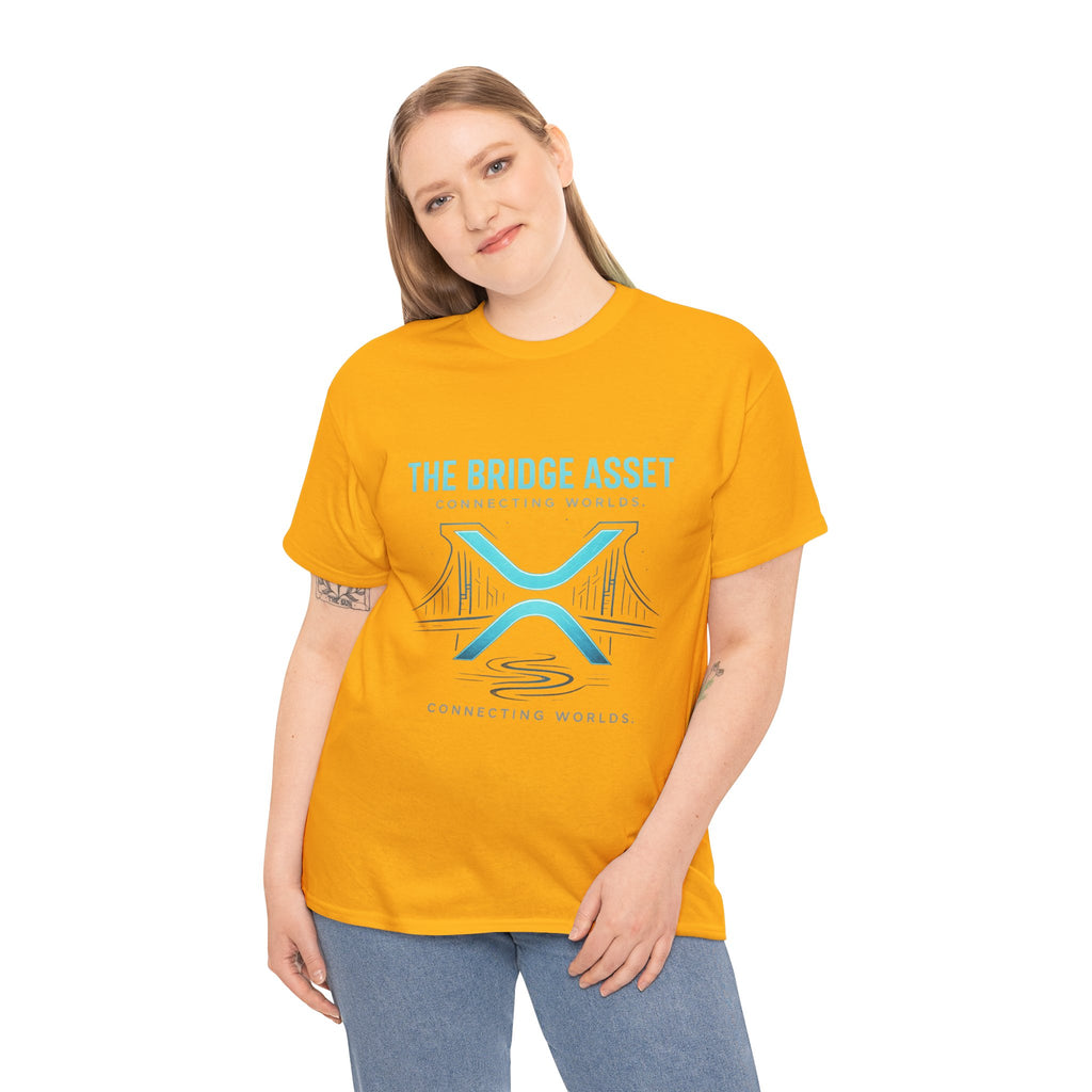 The Bridge Asset Tee – 'Connecting Worlds' Crypto Ripple X Logo T-Shirt
