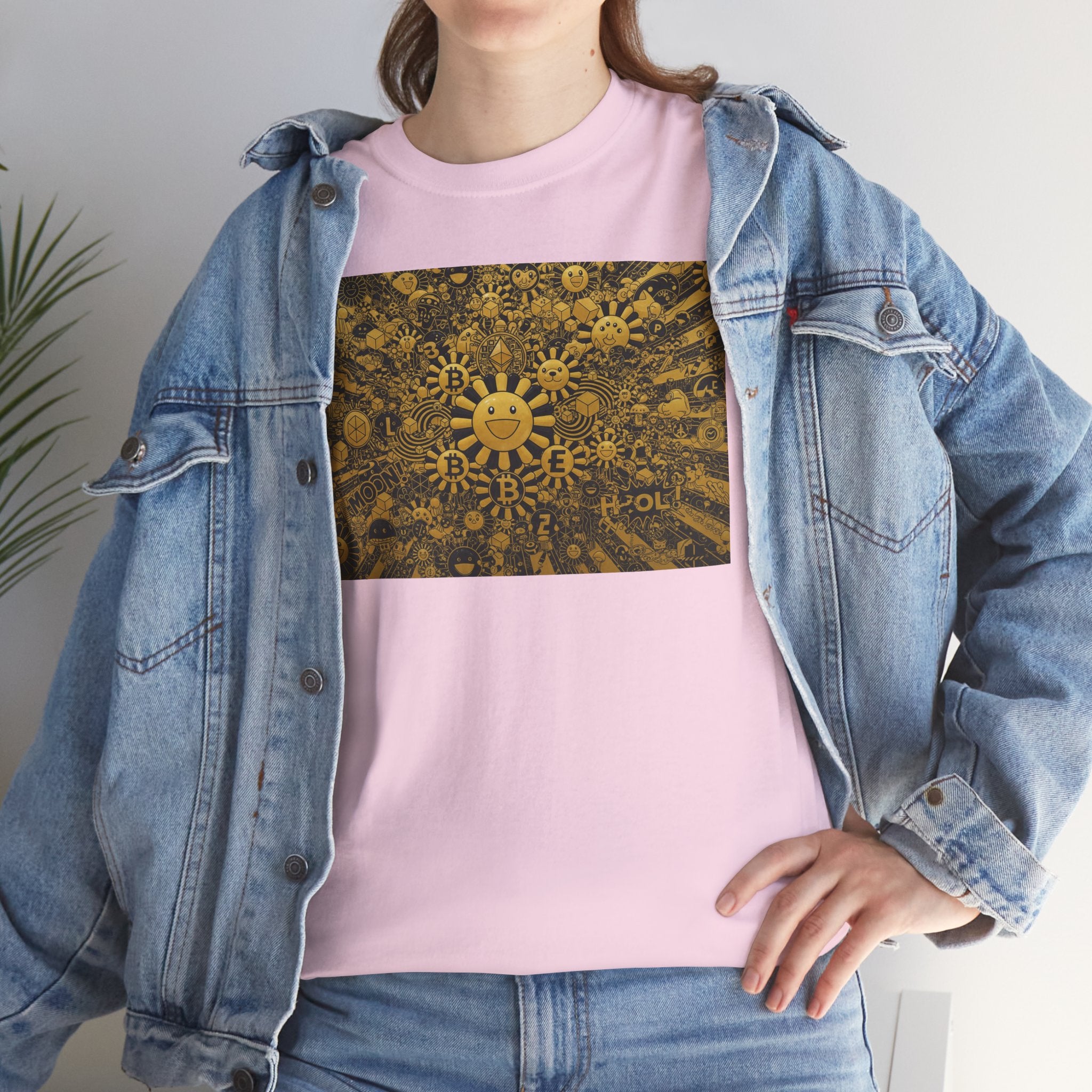 Sunflower Burst T‑Shirt — Golden Sunflower Pattern Tee