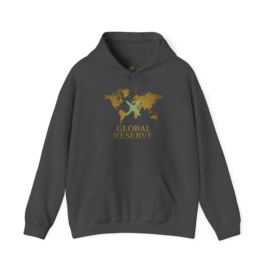 Global Reserve Hoodie — World Map Logo Pullover