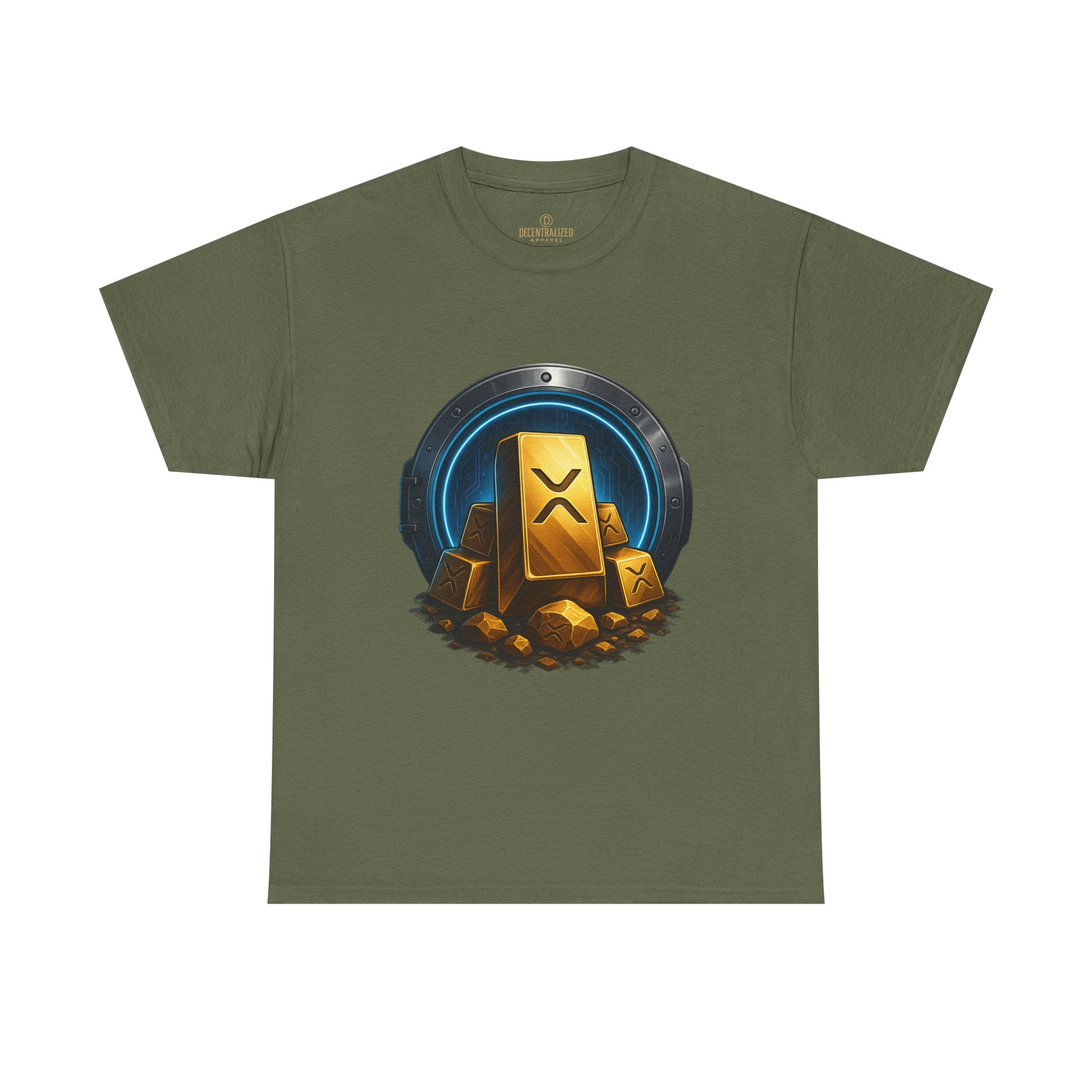 Crypto Gold Bars T-Shirt — Ripple (XRP) Stack Graphic Tee