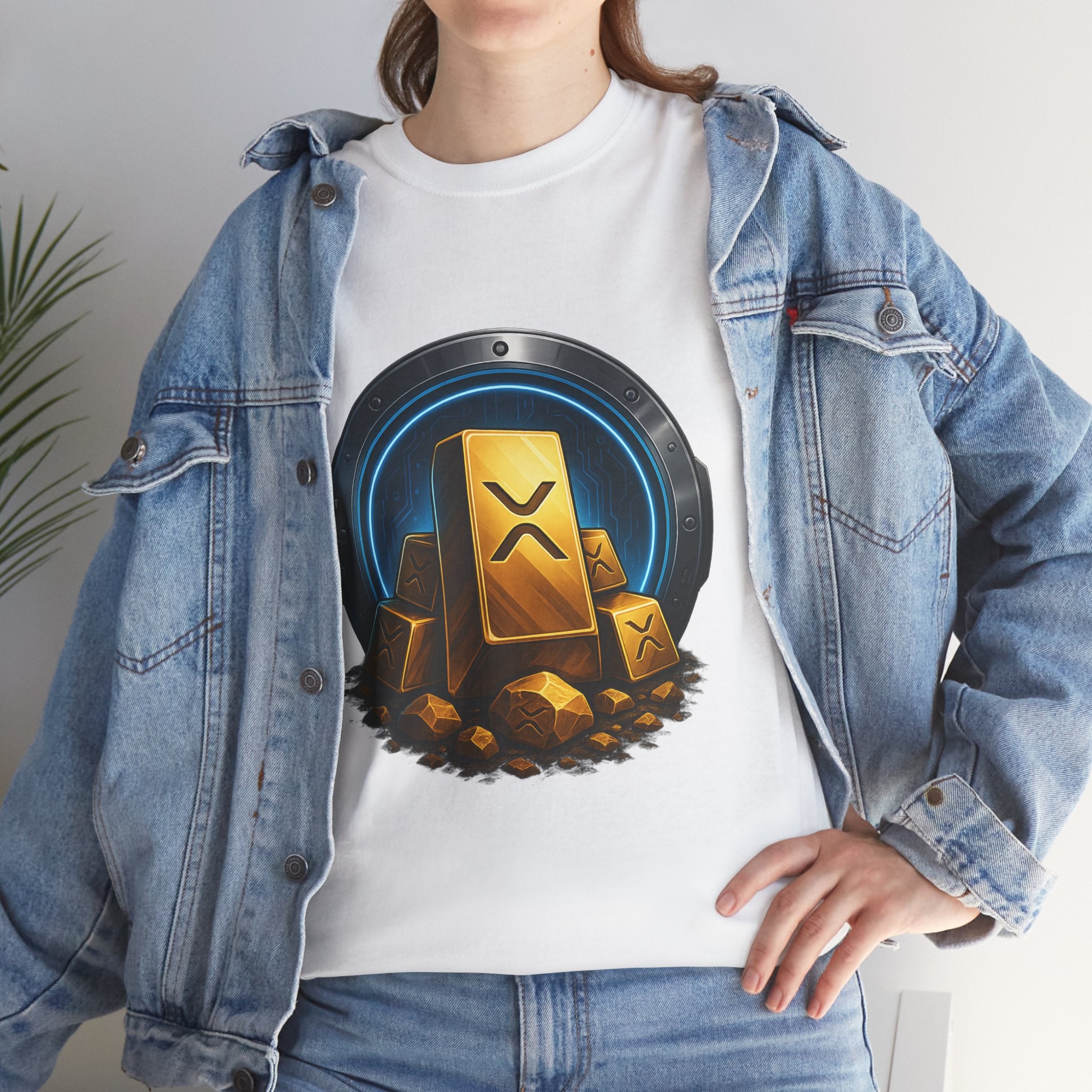 Crypto Gold Bars T-Shirt — Ripple (XRP) Stack Graphic Tee