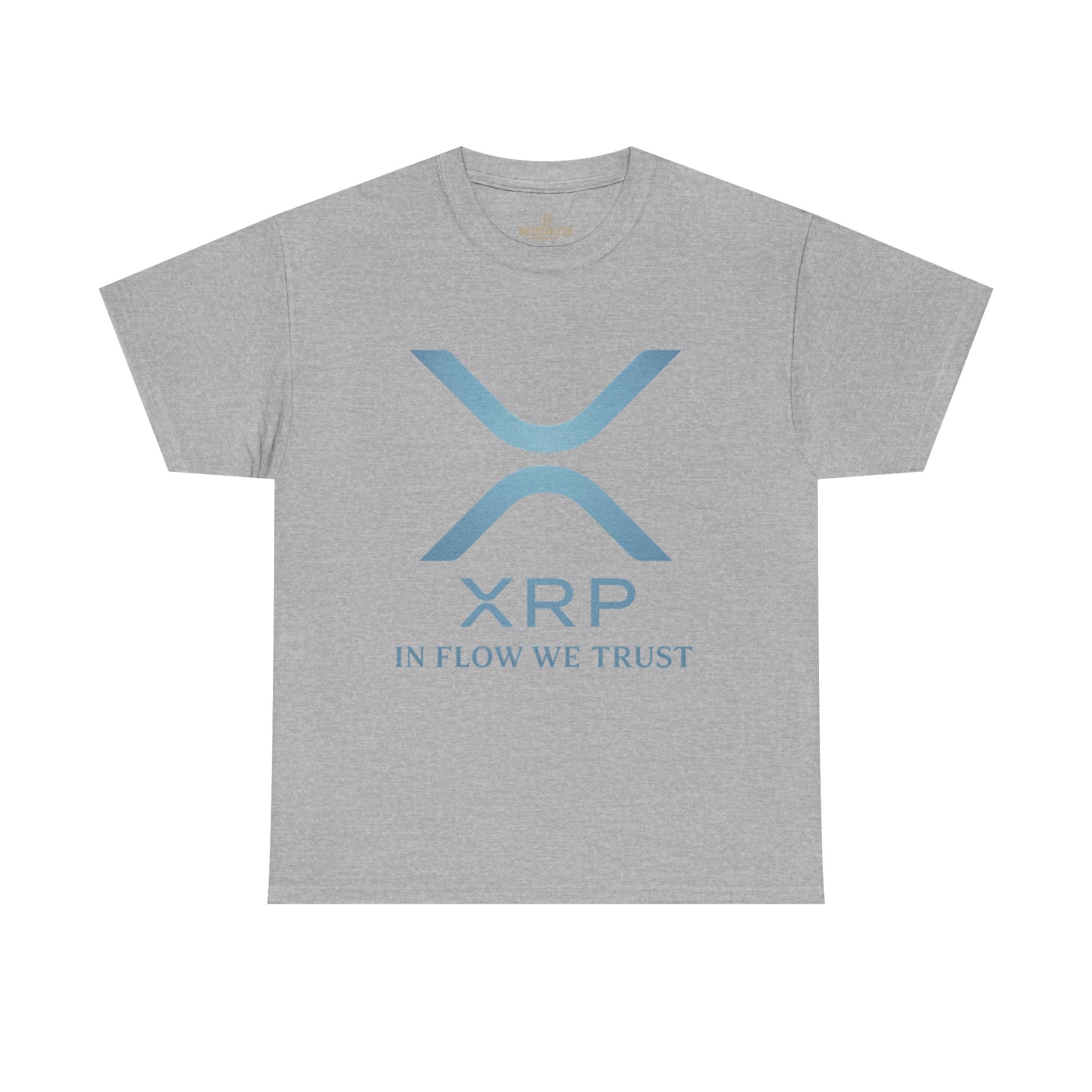 XRP Crypto Tee — "In Flow We Trust" Ripple Logo T-Shirt