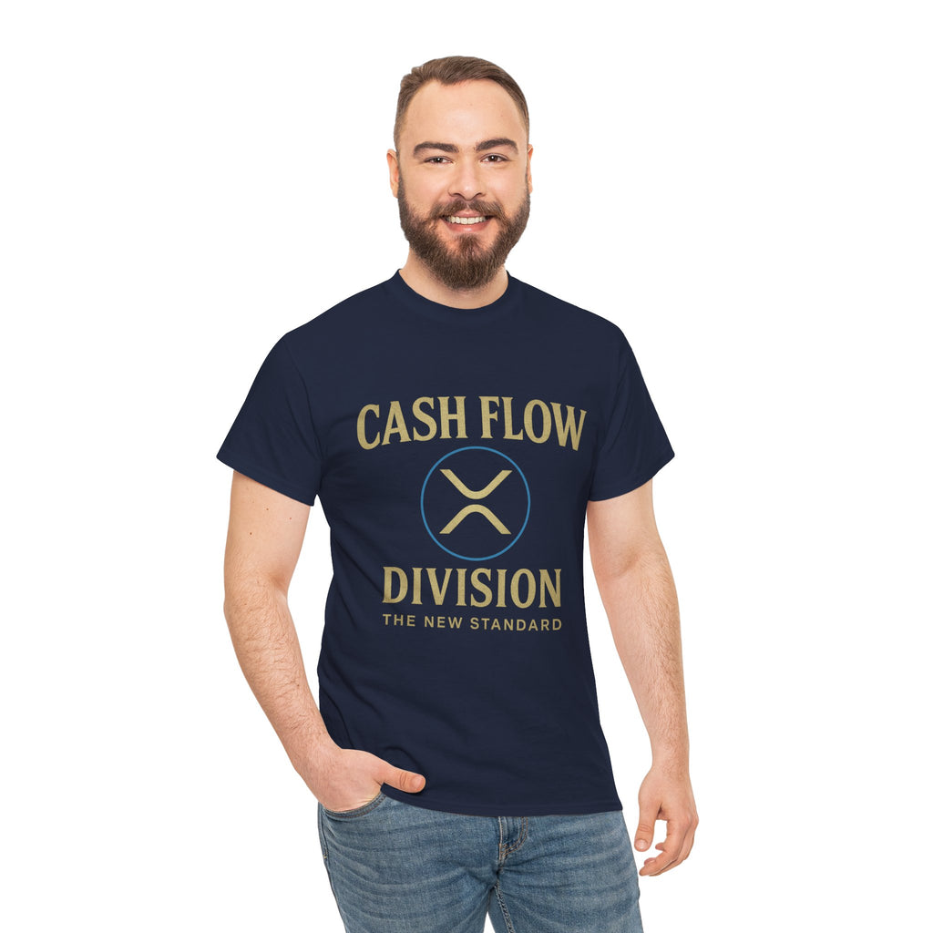 Cash Flow Division Tee — "The New Standard" Graphic T-Shirt