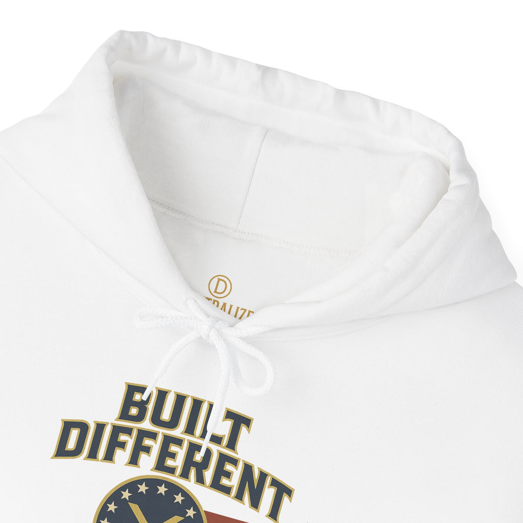 Built Different Hoodie • 'Built Different Since 2012' Patriotic Casual Pullover