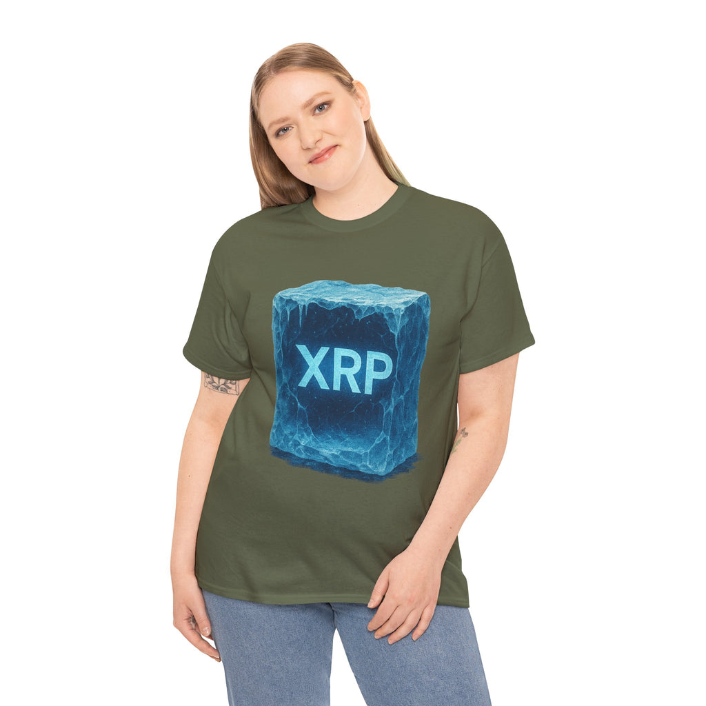 XRP Ice Block Tee — Crypto Ripple Logo T-Shirt