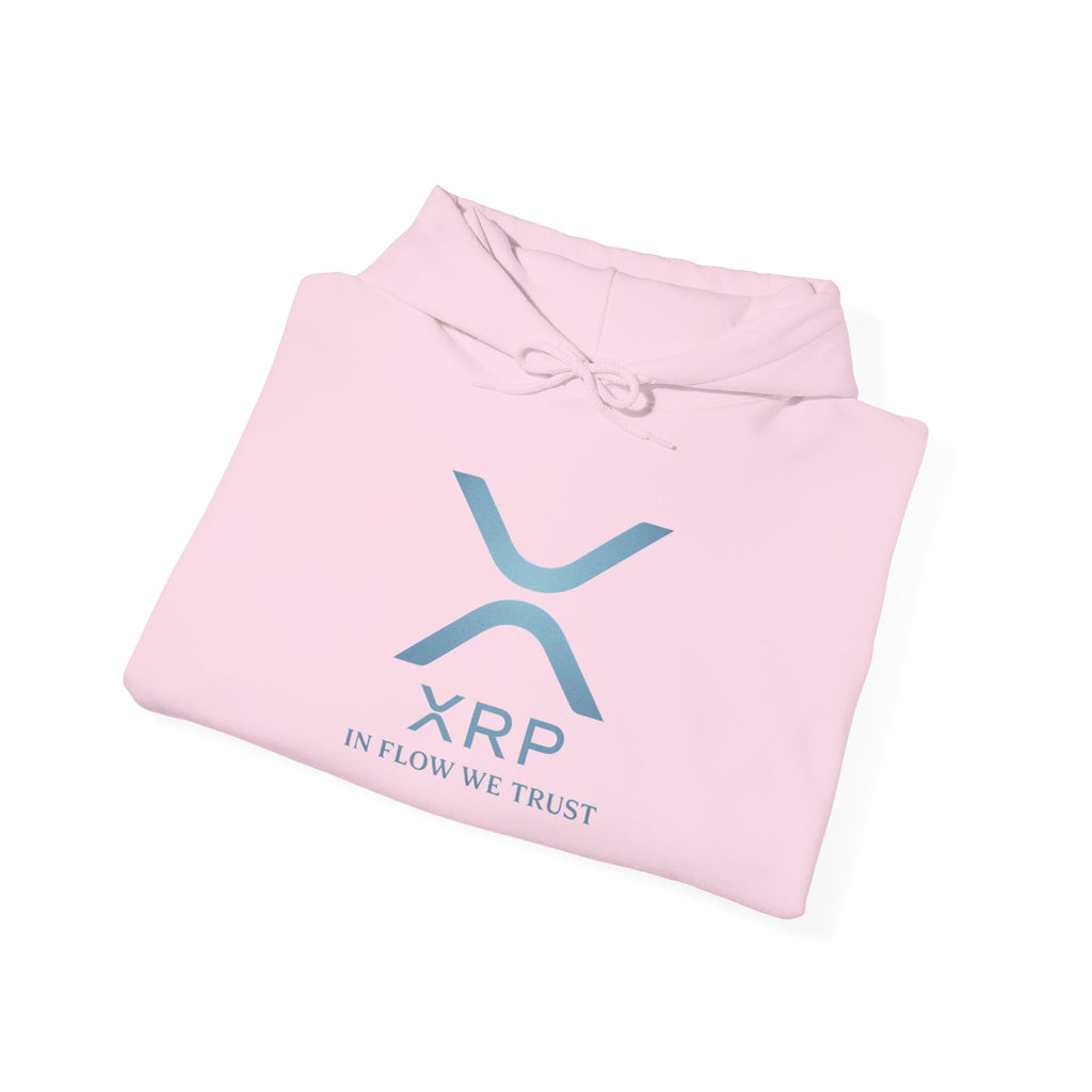 XRP Logo Hoodie – "In Flow We Trust" Crypto Sweatshirt