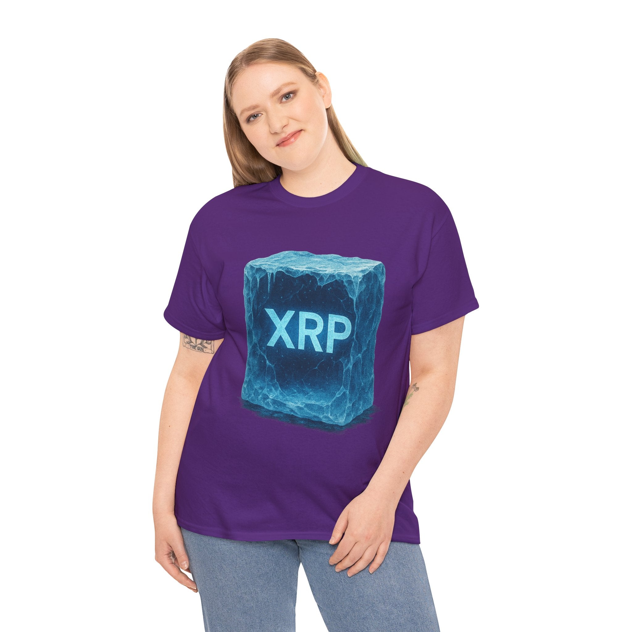 XRP Ice Block Tee — Crypto Ripple Logo T-Shirt