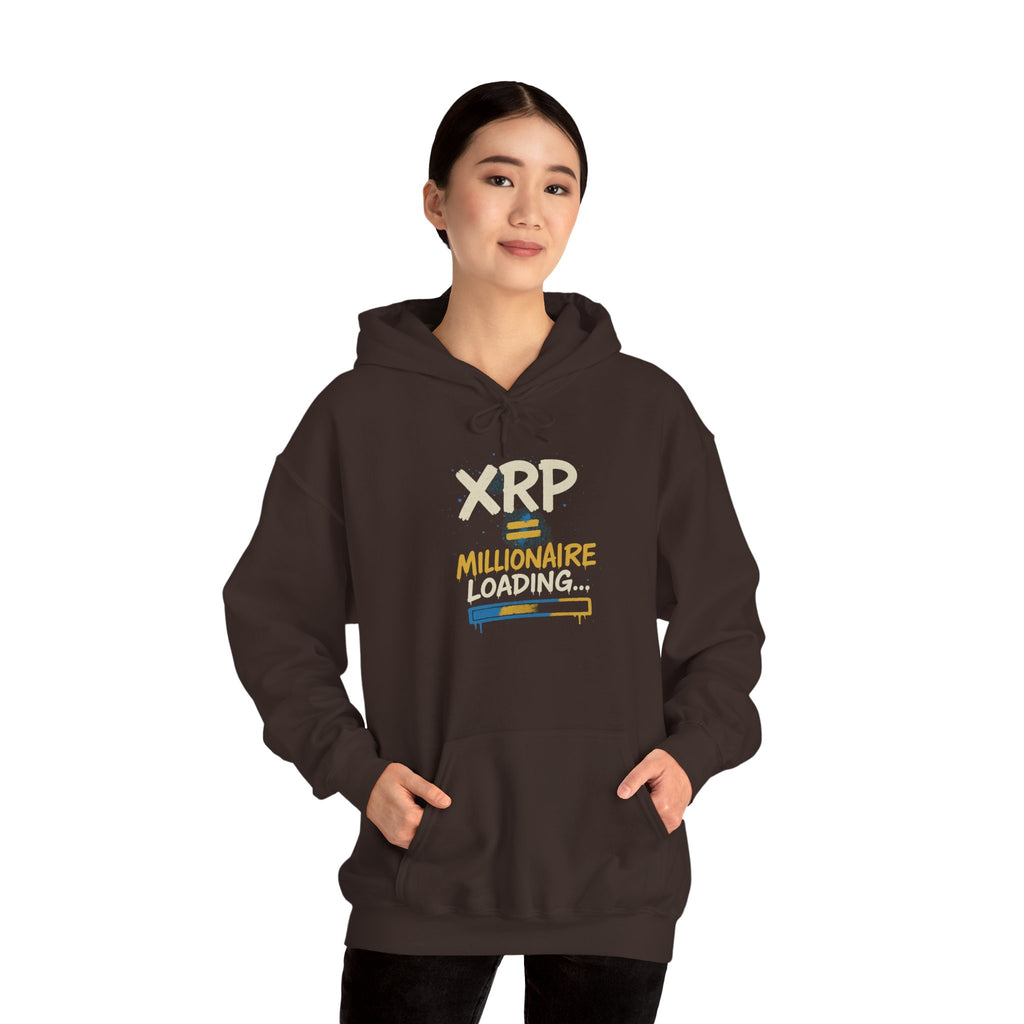XRP "Millionaire Loading" Hoodie - Crypto Investor Sweatshirt