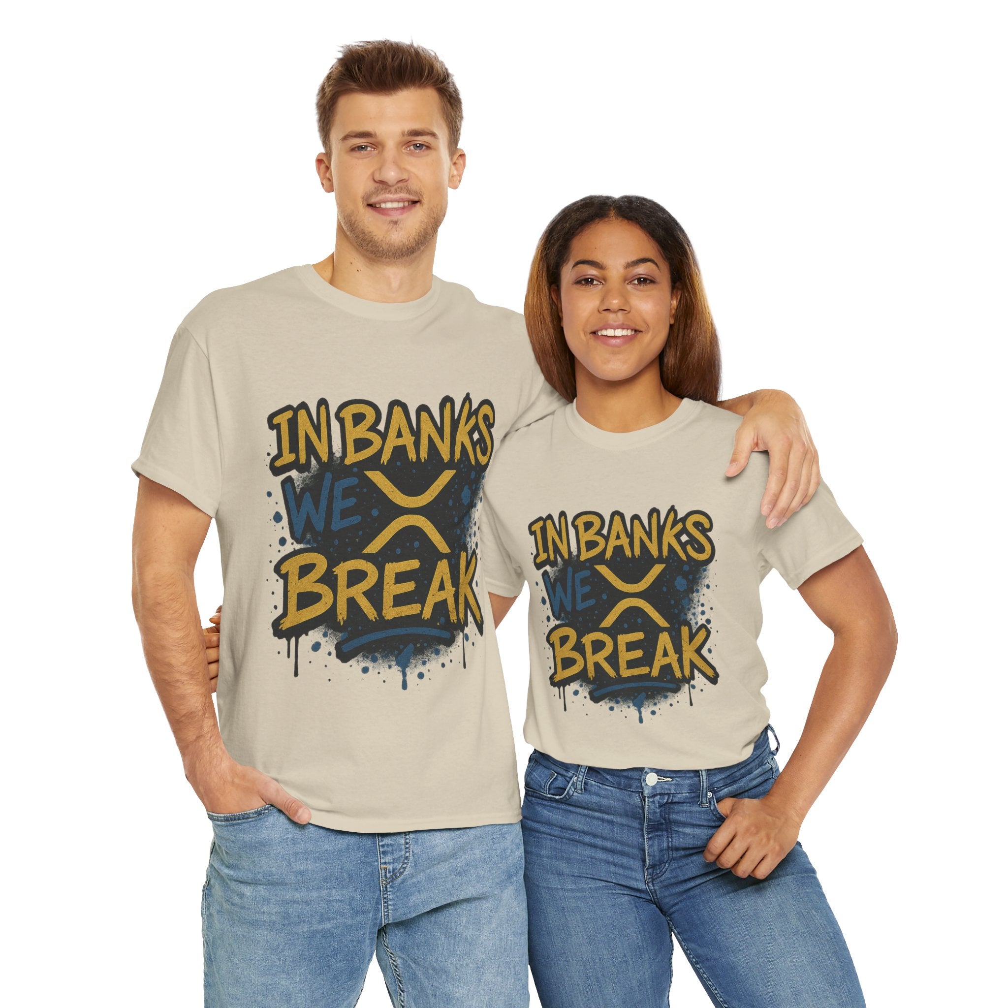 Ripple 'In Banks We Break' Graphic Tee — Crypto XRP Streetwear