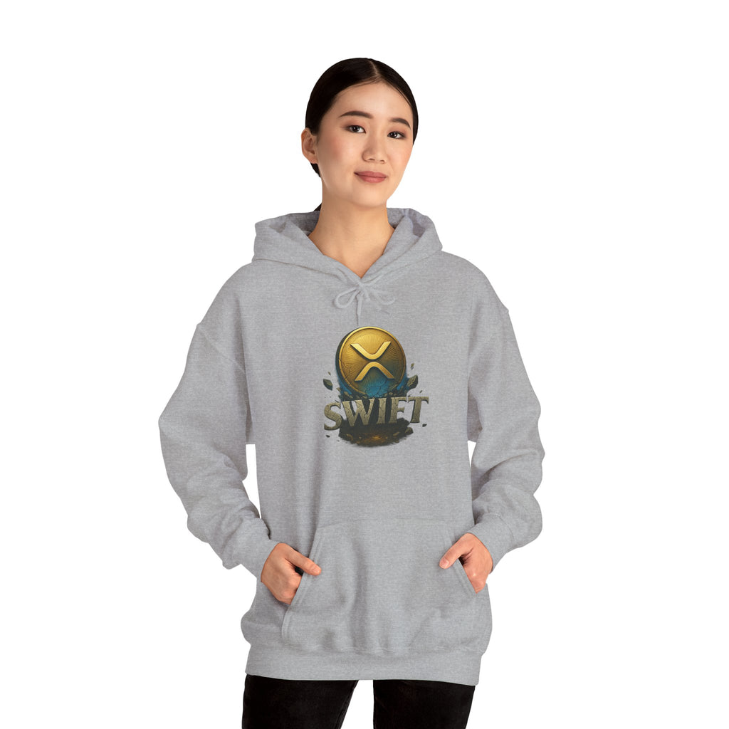 XRP Swell Hoodie — Crypto Ripple Logo Pullover