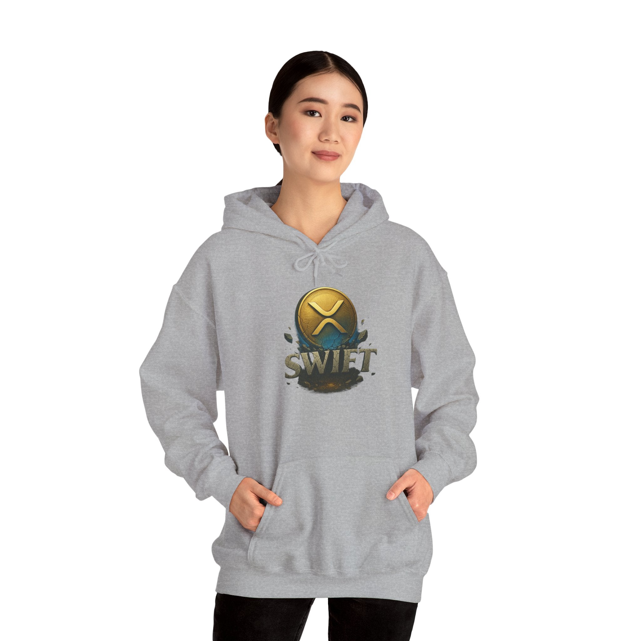 XRP Swell Hoodie — Crypto Ripple Logo Pullover
