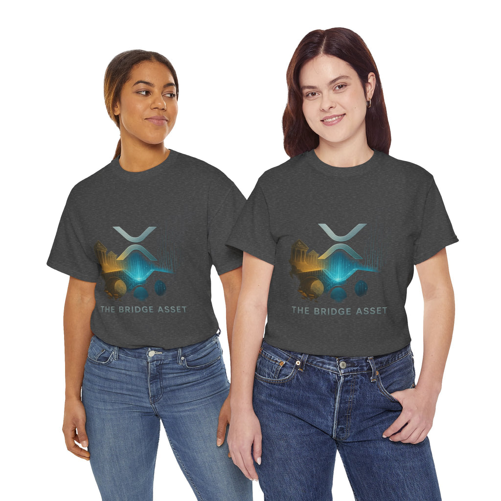 Ripple XRP Crypto Tee — 'The Bridge Asset' Logo T-Shirt