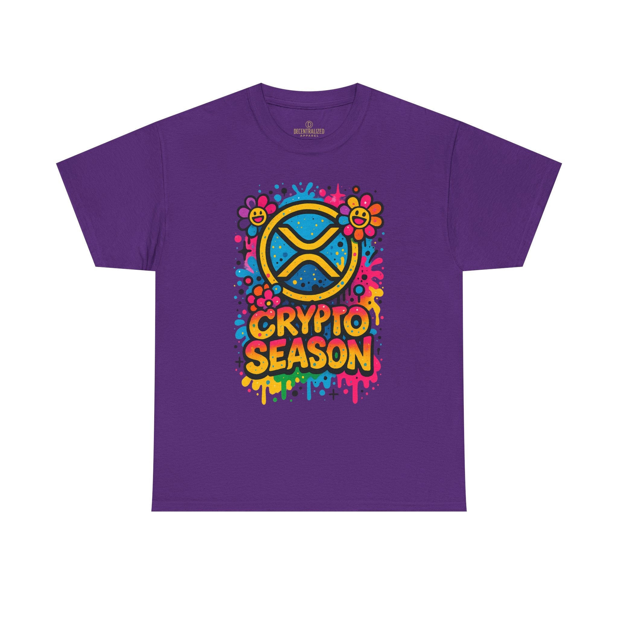 Crypto Season T-Shirt — Colorful Ripple XRP Logo Tee