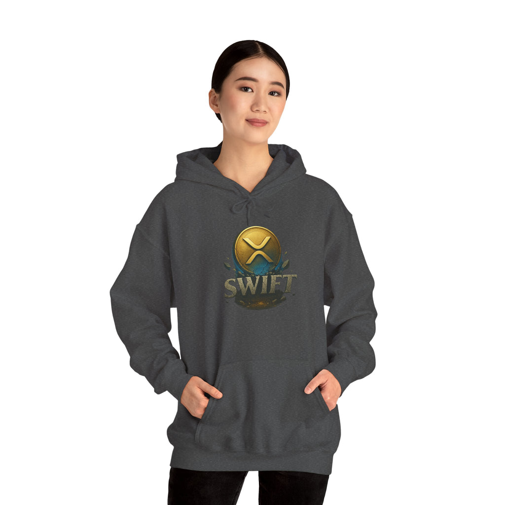 XRP Swell Hoodie — Crypto Ripple Logo Pullover