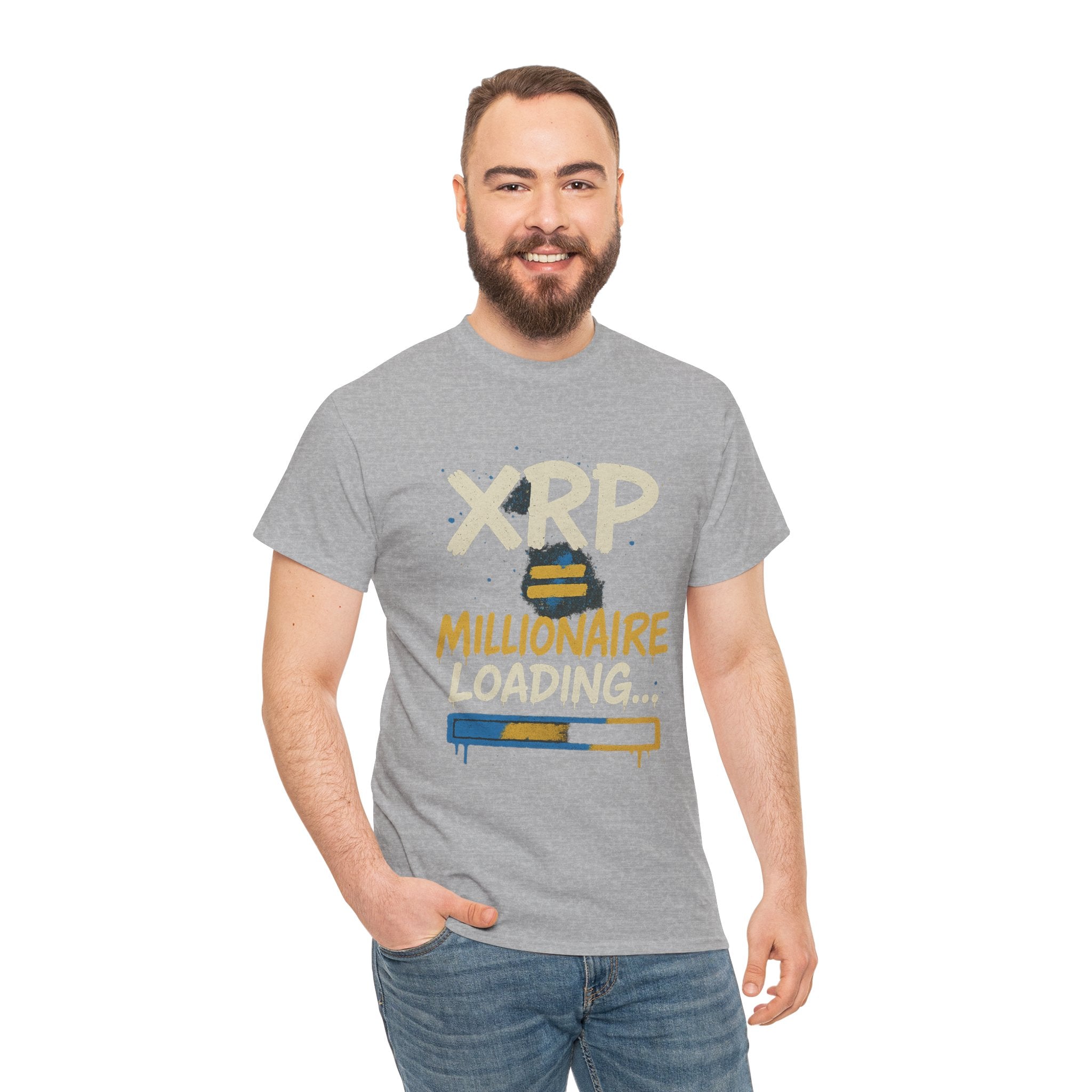XRP Millionaire Loading T-Shirt — Crypto Investor Progress Tee
