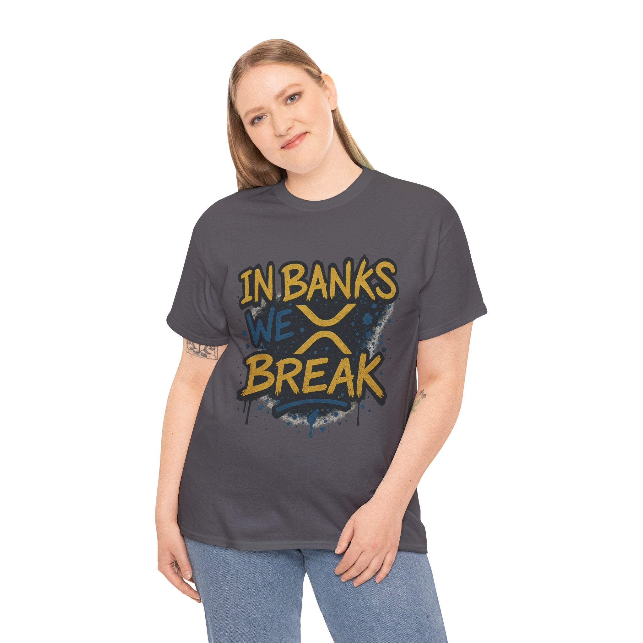 Ripple 'In Banks We Break' Graphic Tee — Crypto XRP Streetwear