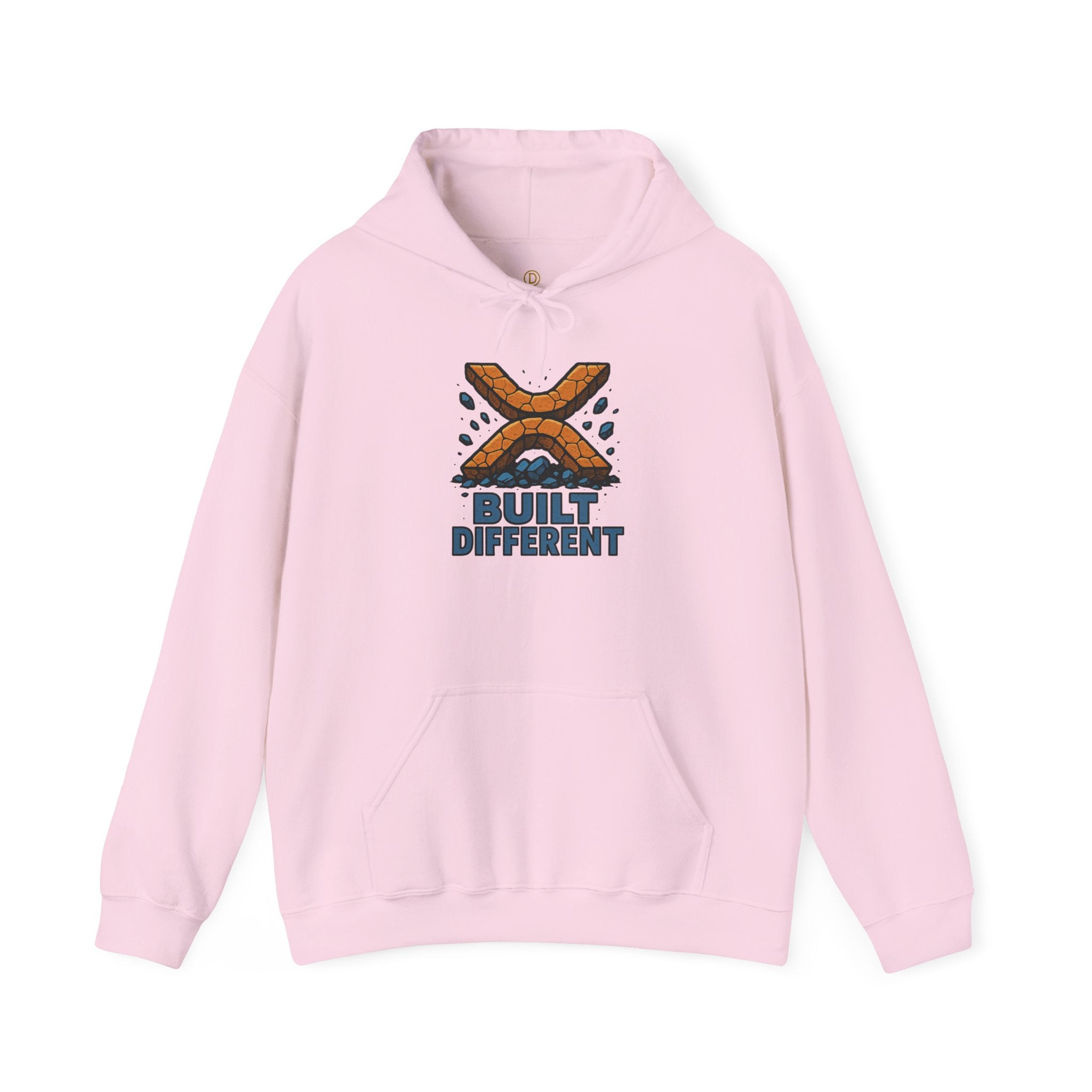 Built Different Hoodie — Retro Surf X Graphic Pullover