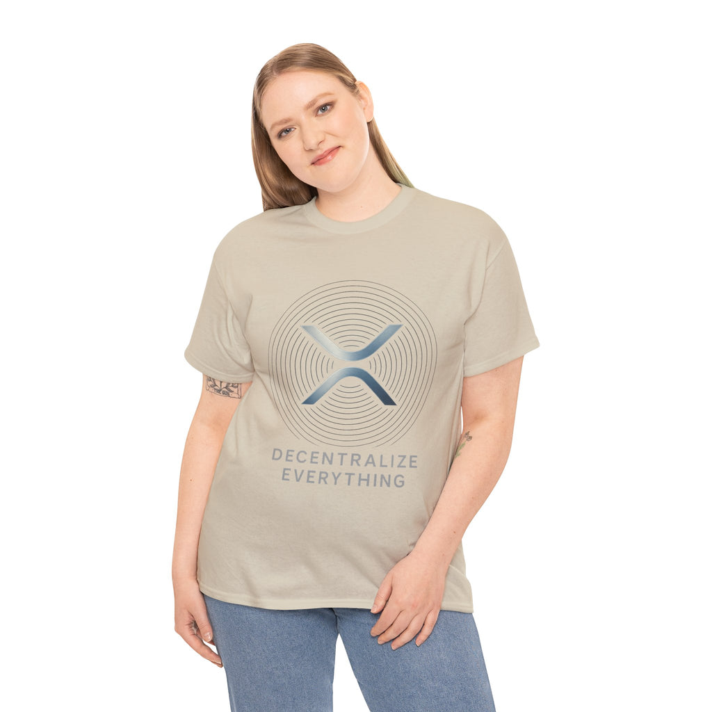 XRP 'Decentralize Everything' Tee - Crypto Logo T-Shirt