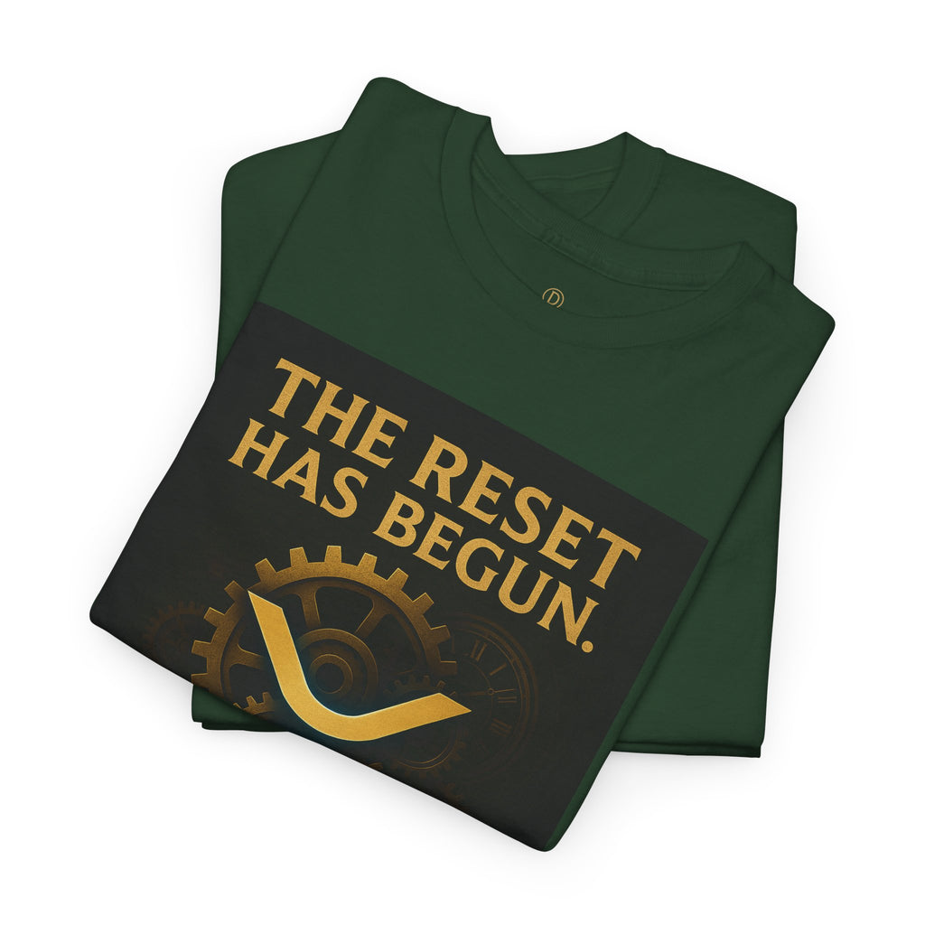 XRP Crypto Tee — "The Reset Has Begun" Bitcoin Alternative Shirt