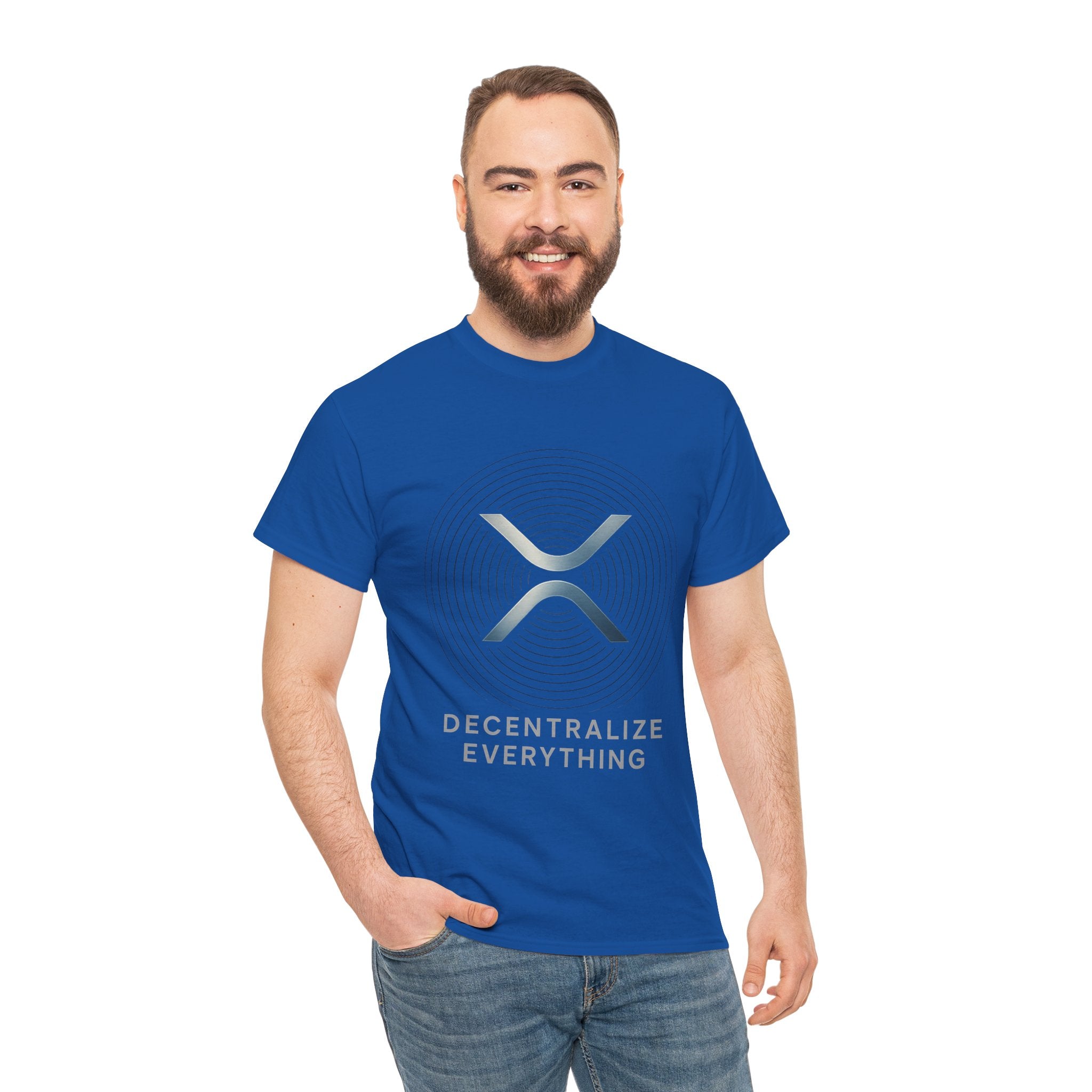 XRP 'Decentralize Everything' Tee - Crypto Logo T-Shirt