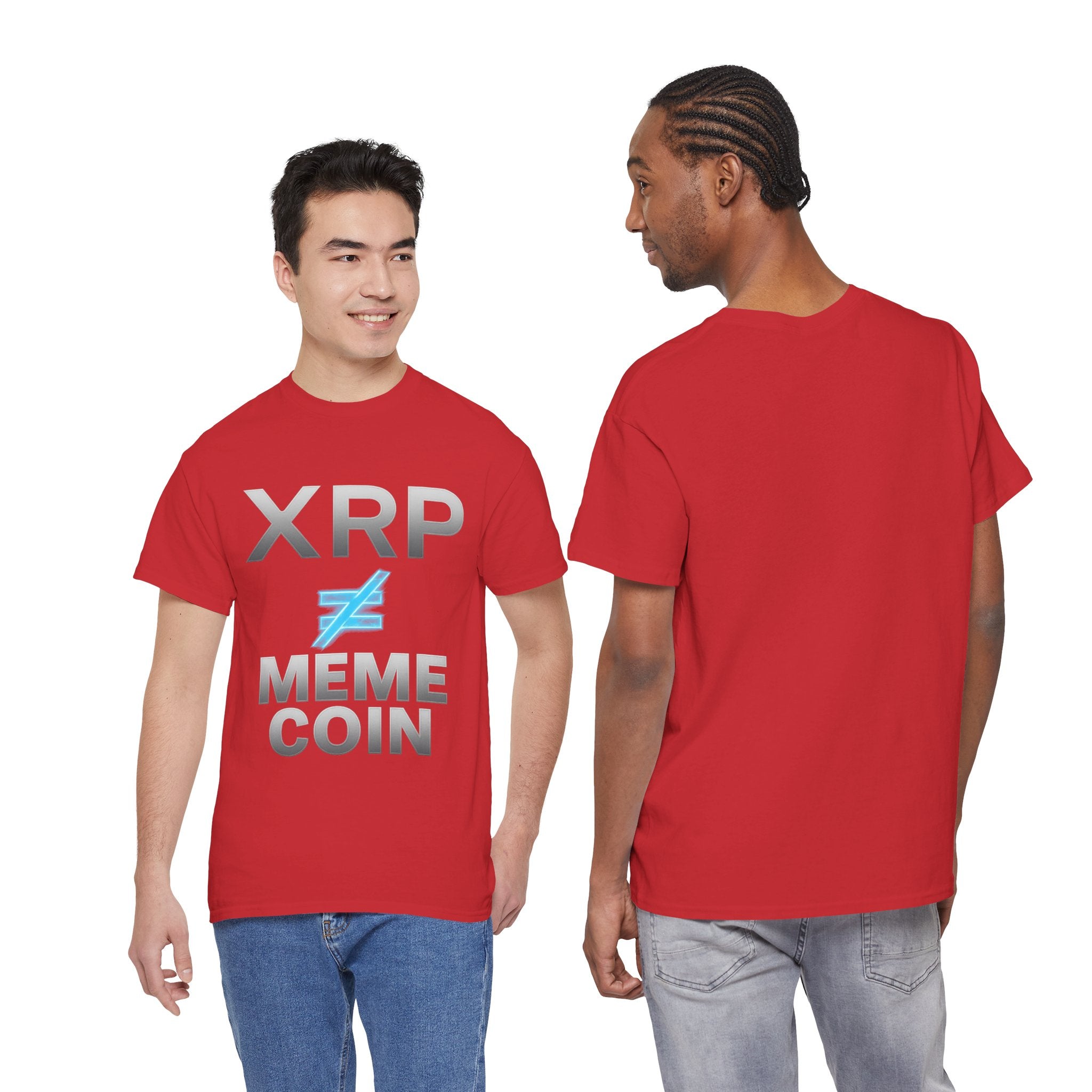 XRP ≠ Meme Coin T-Shirt — Crypto Investor Statement Tee