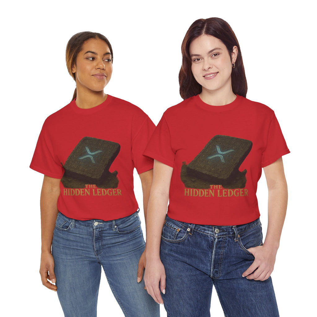 T-Shirt — "The Hidden Ledger" Crypto XRP Wallet Graphic Tee