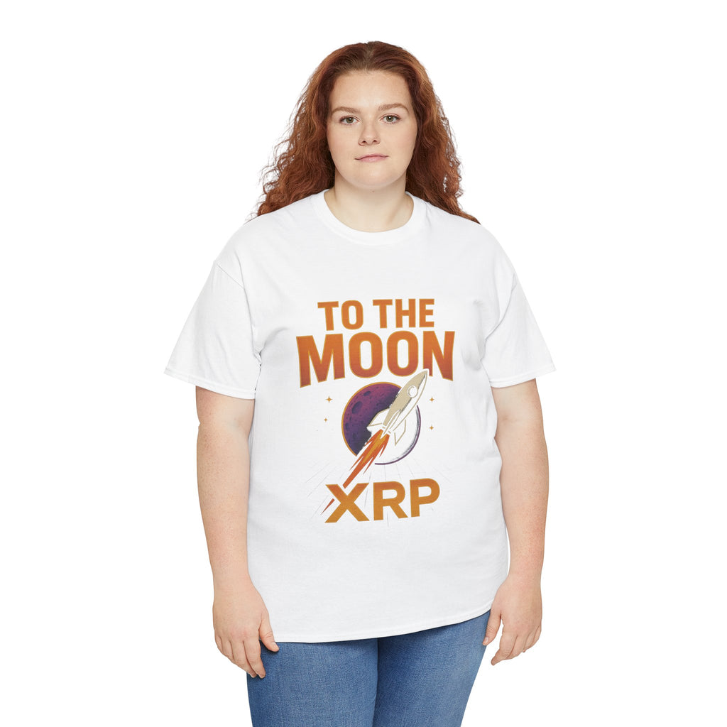 XRP To The Moon Tee — Cryptocurrency Investor Rocket Shirt