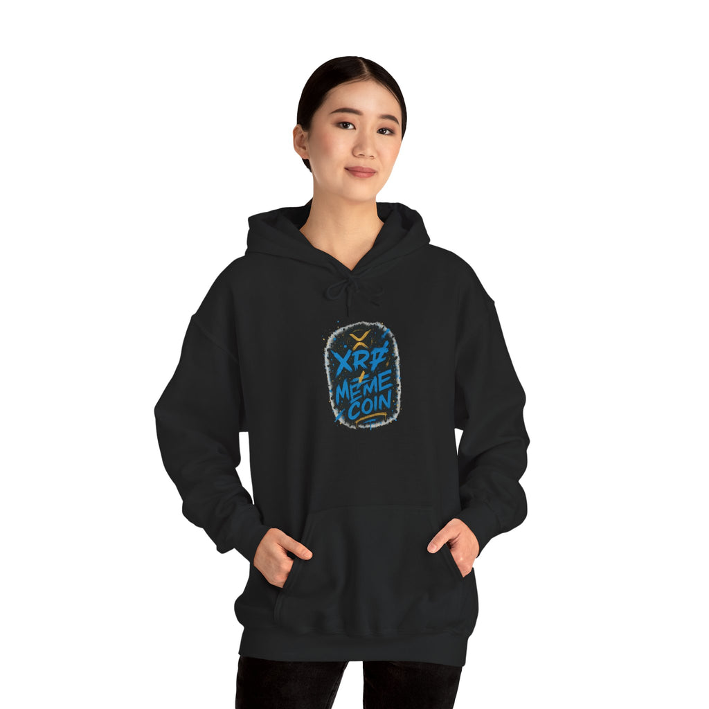 XRP Meme Coin Hoodie – Crypto Graffiti Logo Pullover