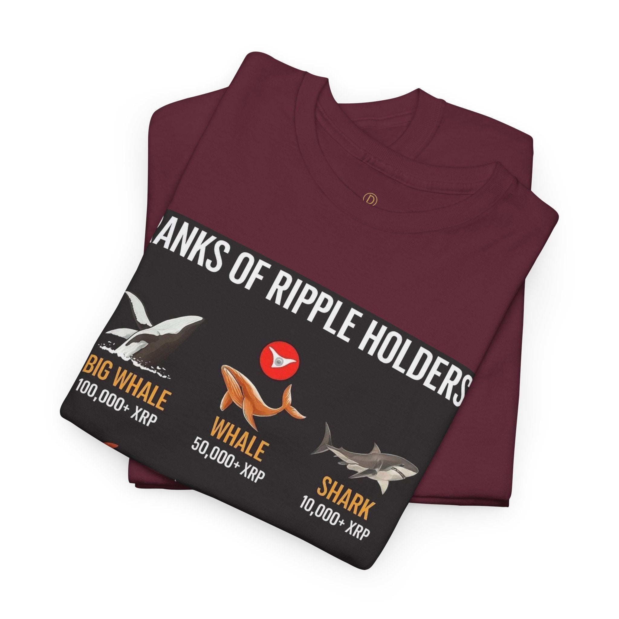 Crypto Ranks T-Shirt – "Ranks of Ripple Holders" Illustrated Guide