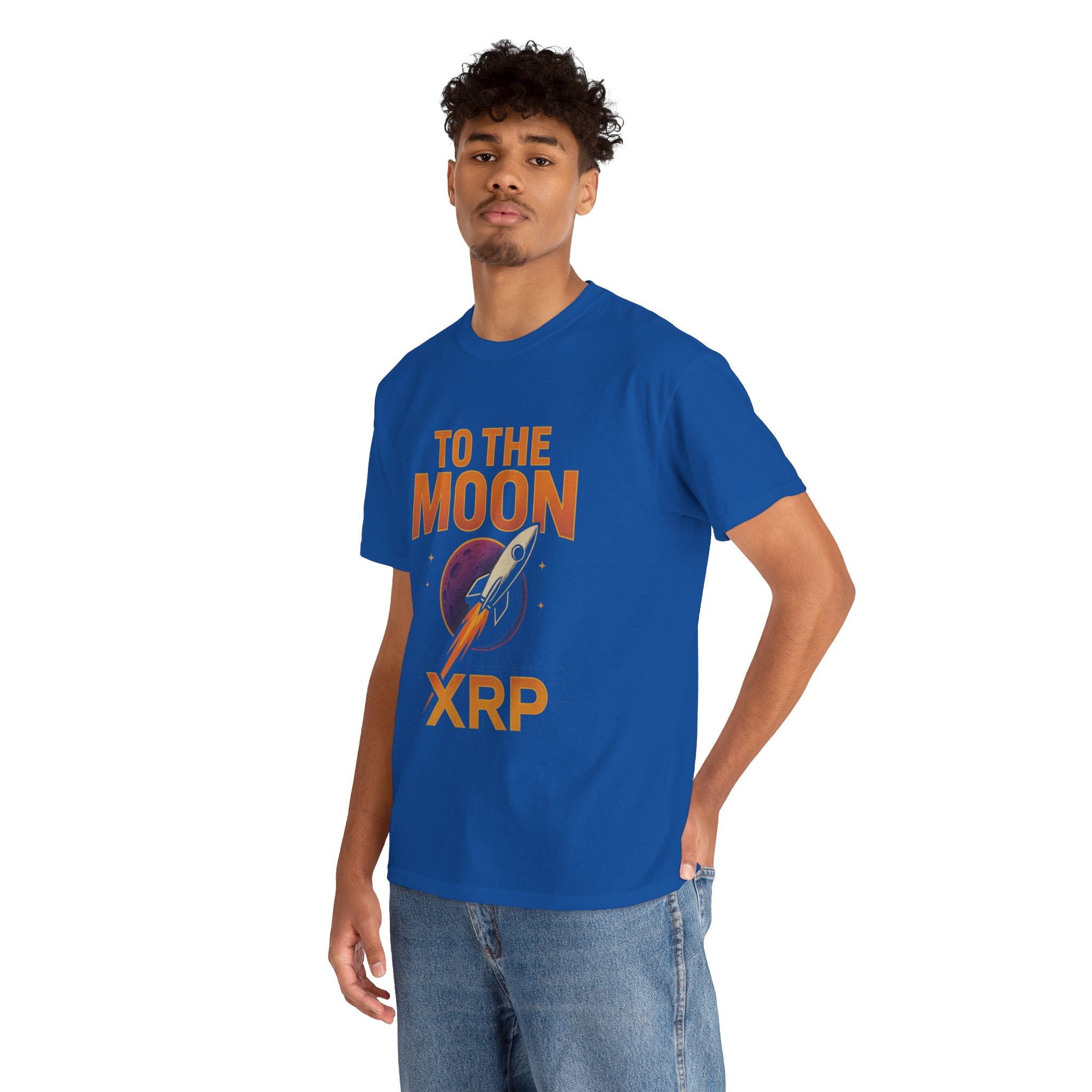 XRP To The Moon Tee — Cryptocurrency Investor Rocket Shirt