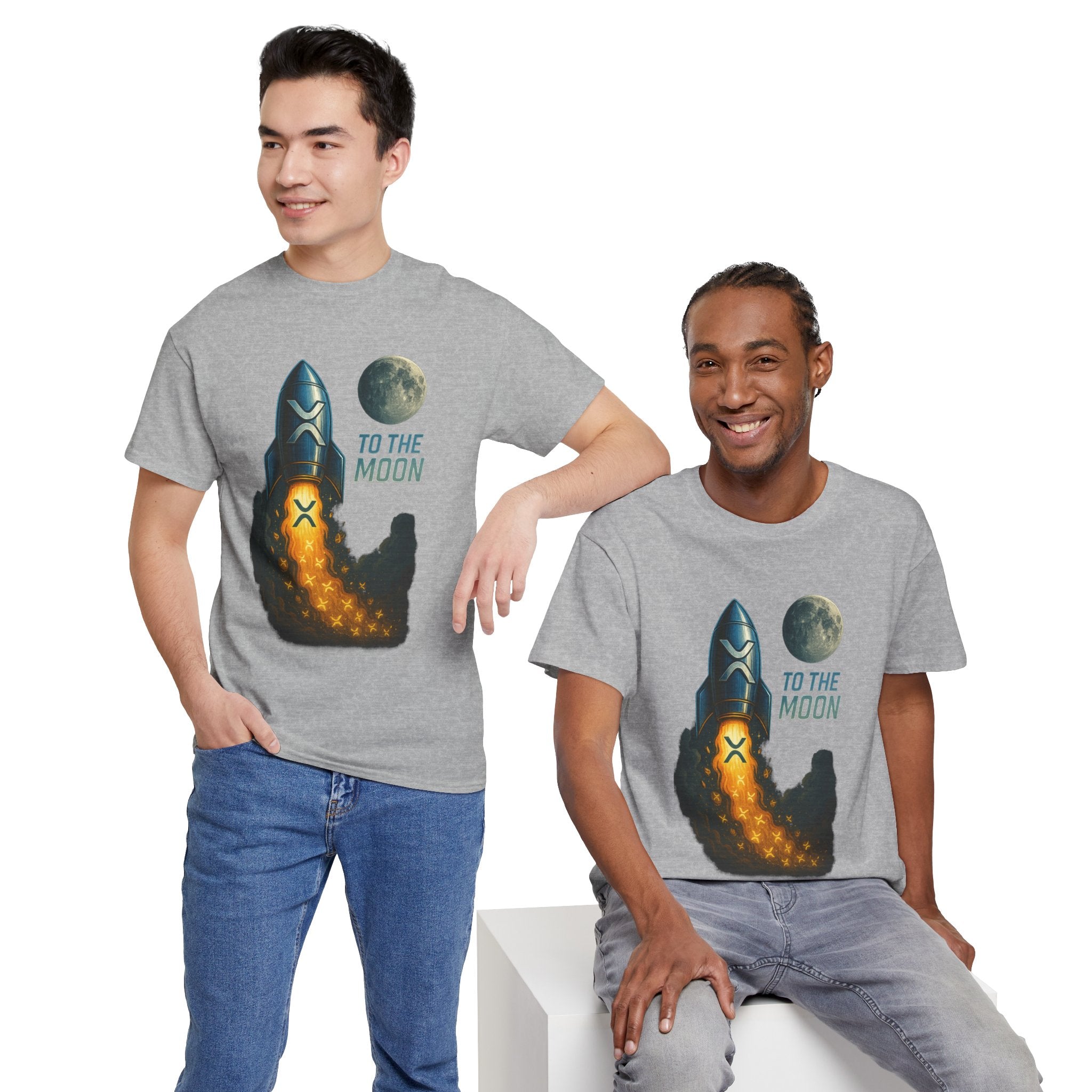 Rocket 'To the Moon' T-Shirt - Space Exploration Graphic Tee