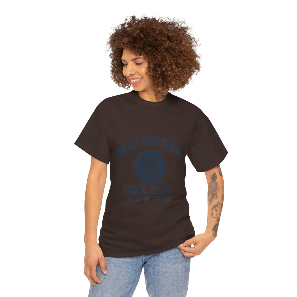 Built Different Since 2012 T-Shirt – Ripple XRP Logo Tee