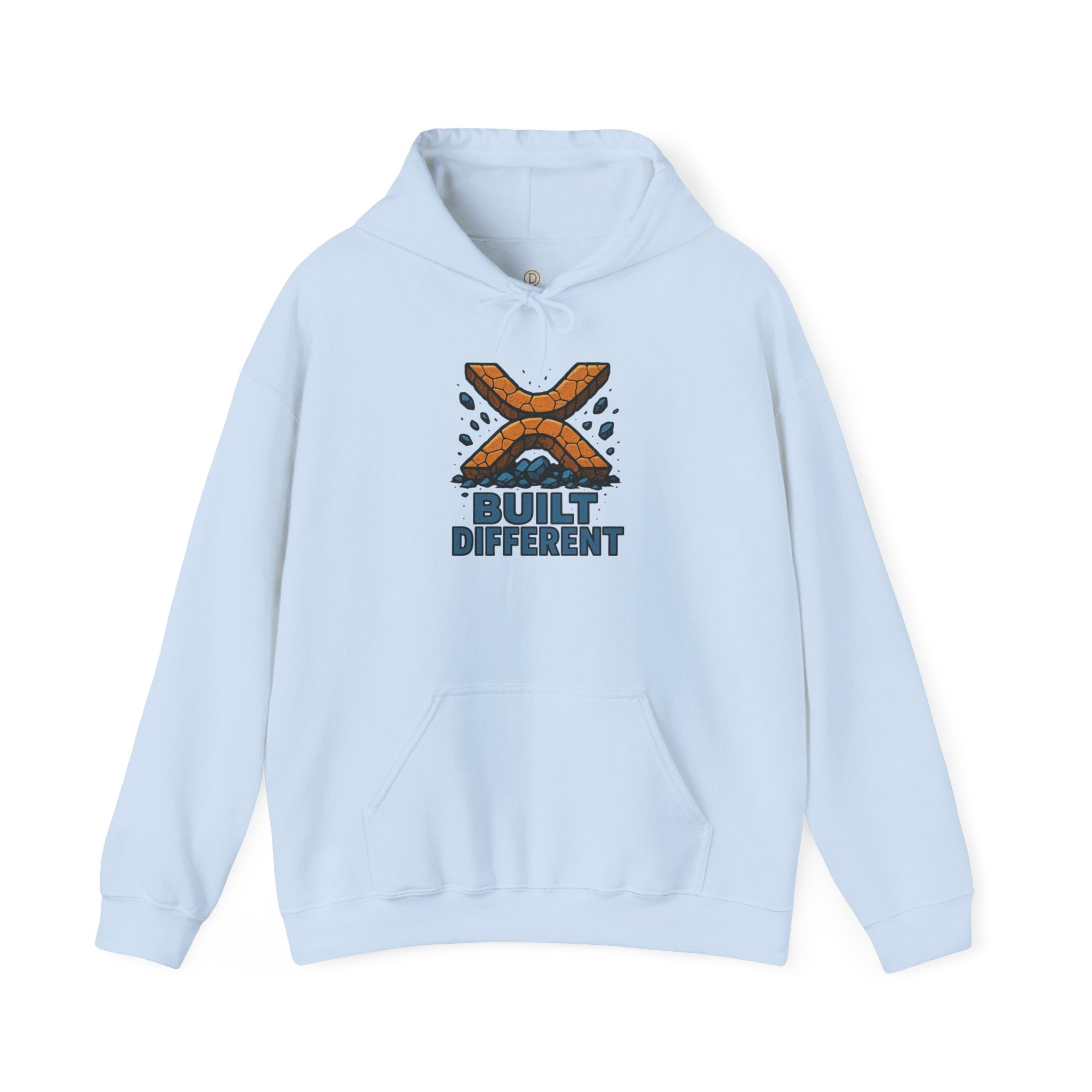 Built Different Hoodie — Retro Surf X Graphic Pullover