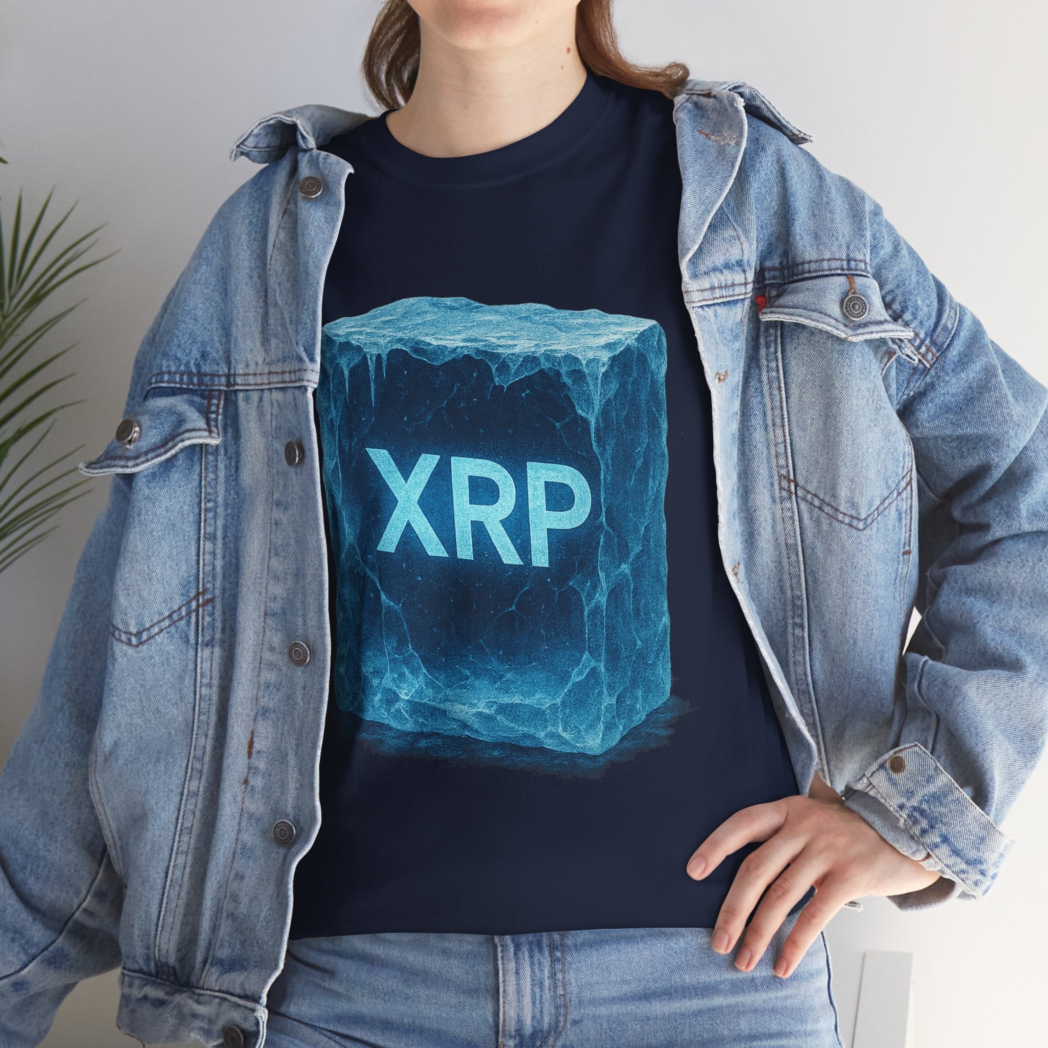 XRP Ice Block Tee — Crypto Ripple Logo T-Shirt