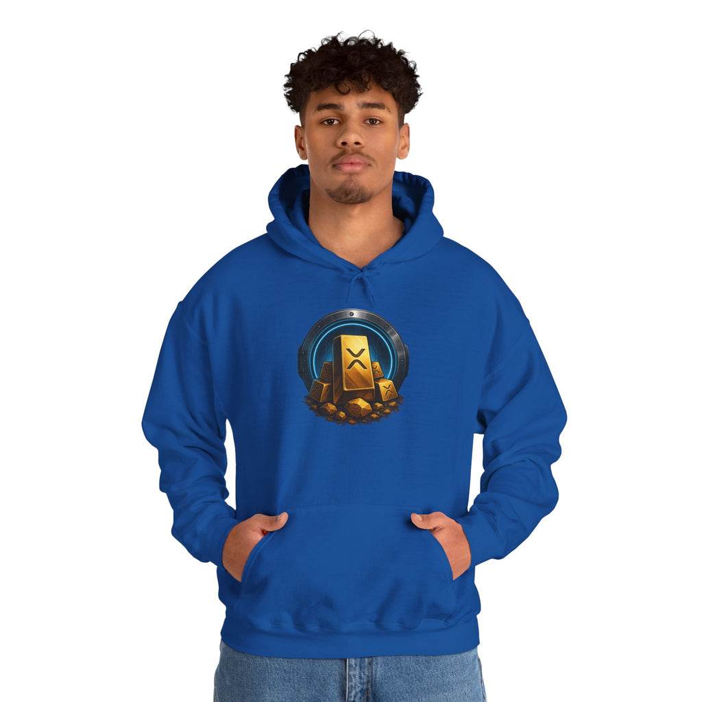 Gaming Treasure Hoodie — Gold Loot Chest Emblem