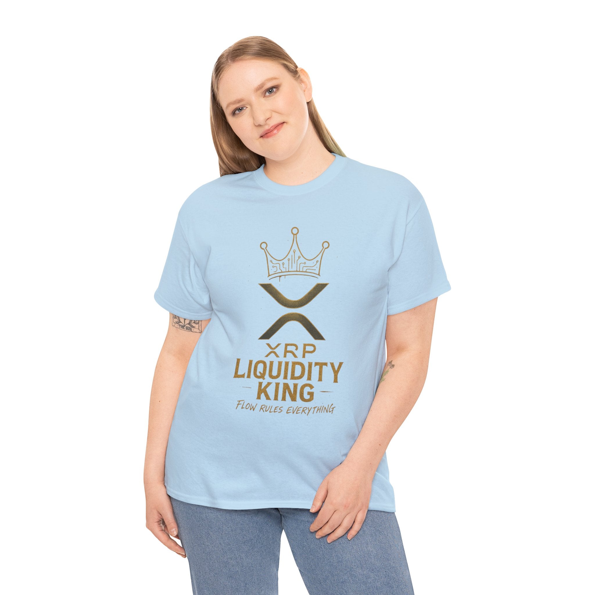 XRP Liquidity King Tee — Crypto Crown T-Shirt