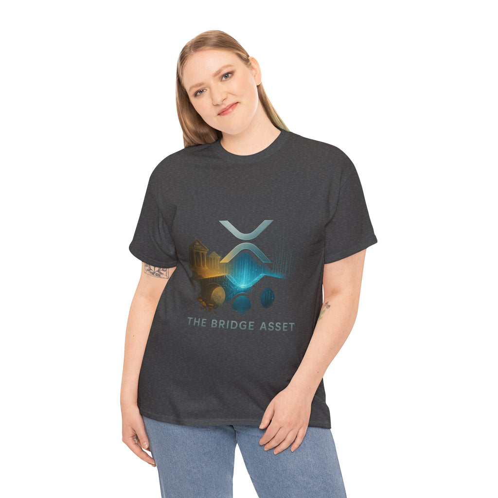 Ripple XRP Crypto Tee — 'The Bridge Asset' Logo T-Shirt