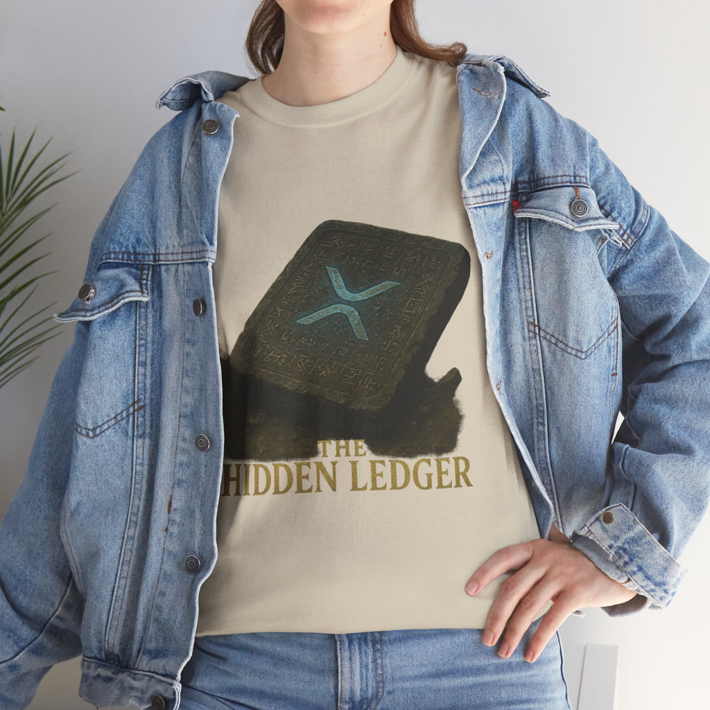 T-Shirt — "The Hidden Ledger" Crypto XRP Wallet Graphic Tee