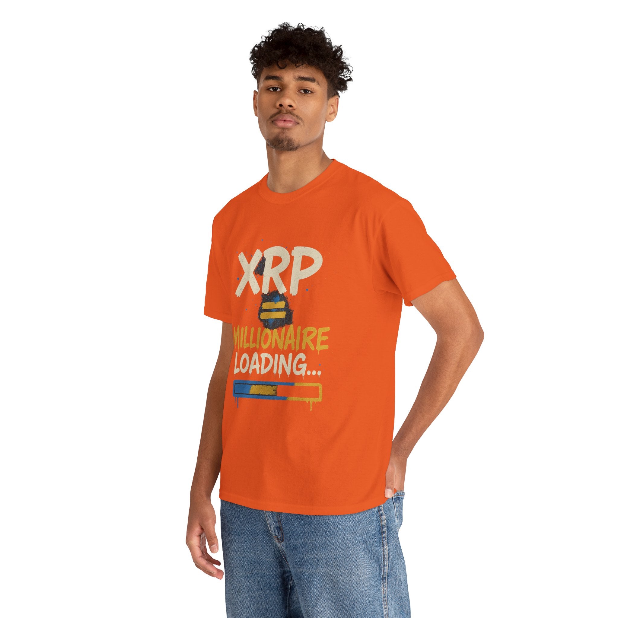 XRP Millionaire Loading T-Shirt — Crypto Investor Progress Tee
