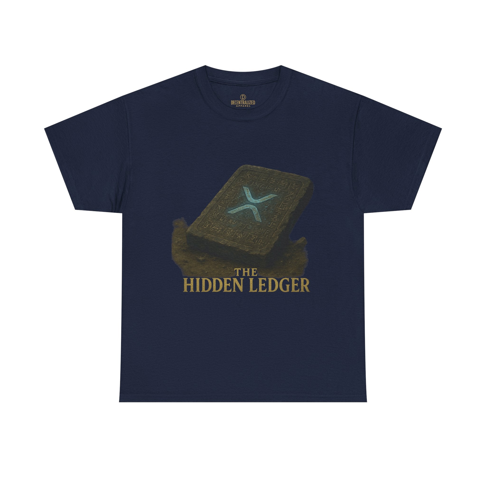 T-Shirt — "The Hidden Ledger" Crypto XRP Wallet Graphic Tee
